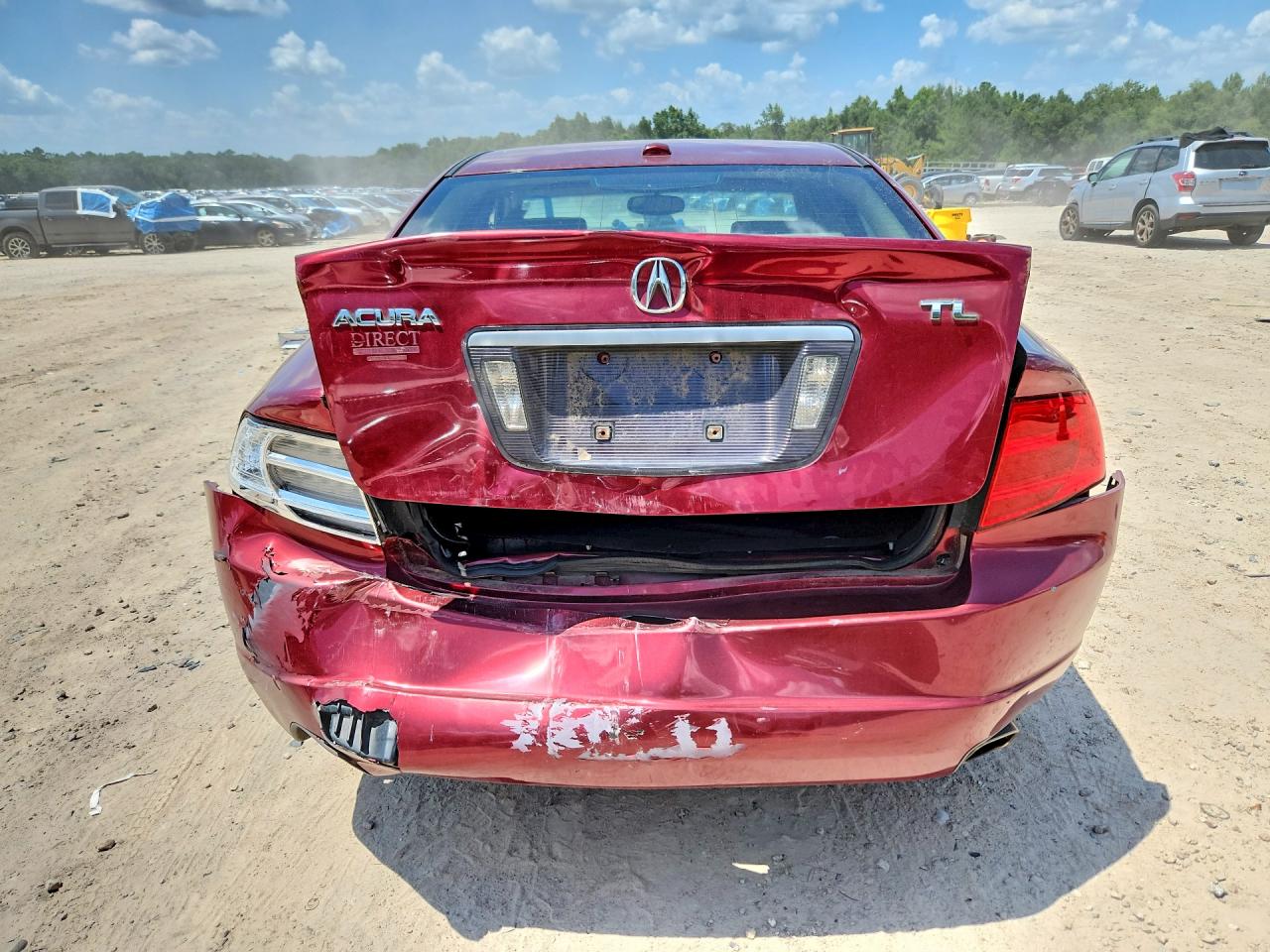 2006 Acura 3.2tl Burgundy vin: 19UUA66296A071602