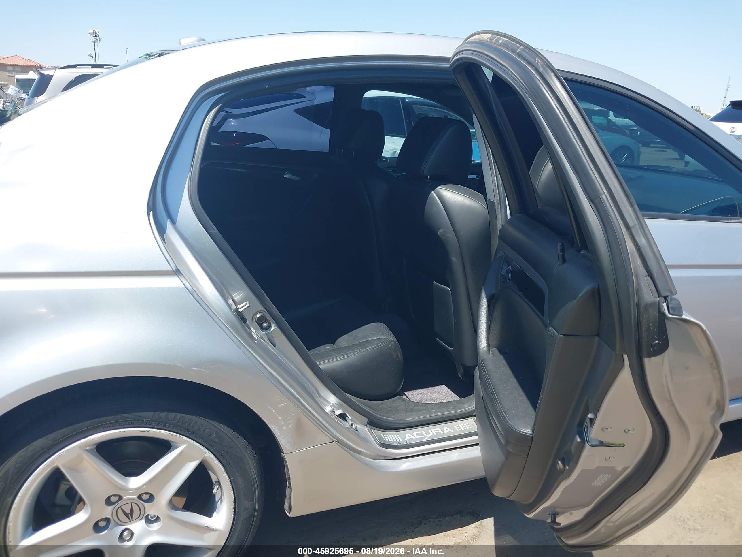 2006 Acura Tl Silver vin: 19UUA66296A072412