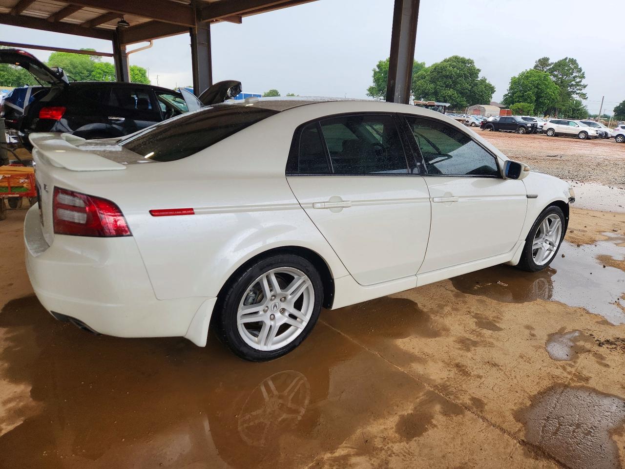 2007 Acura Tl White vin: 19UUA66297A028217