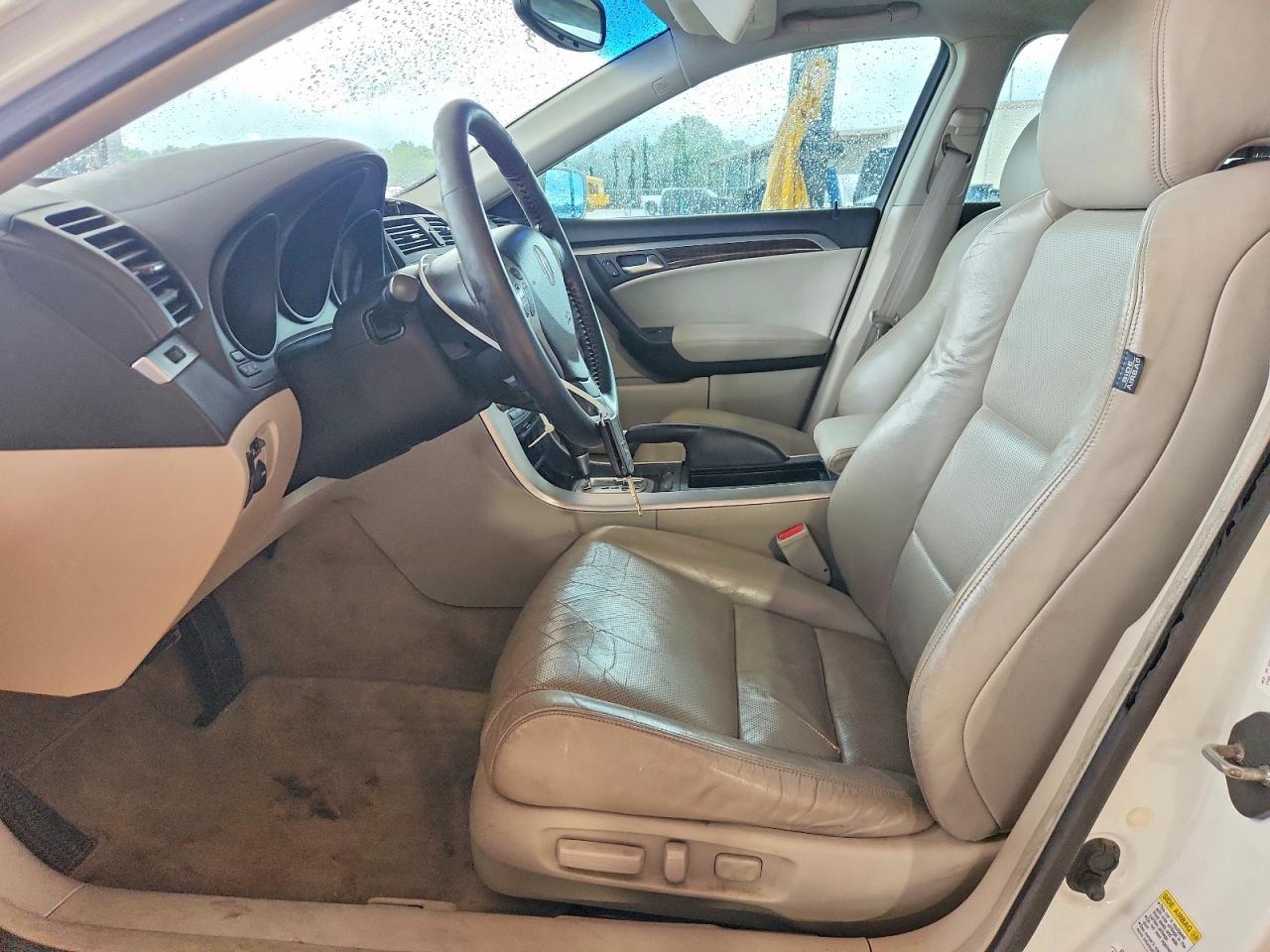 2007 Acura Tl White vin: 19UUA66297A028217