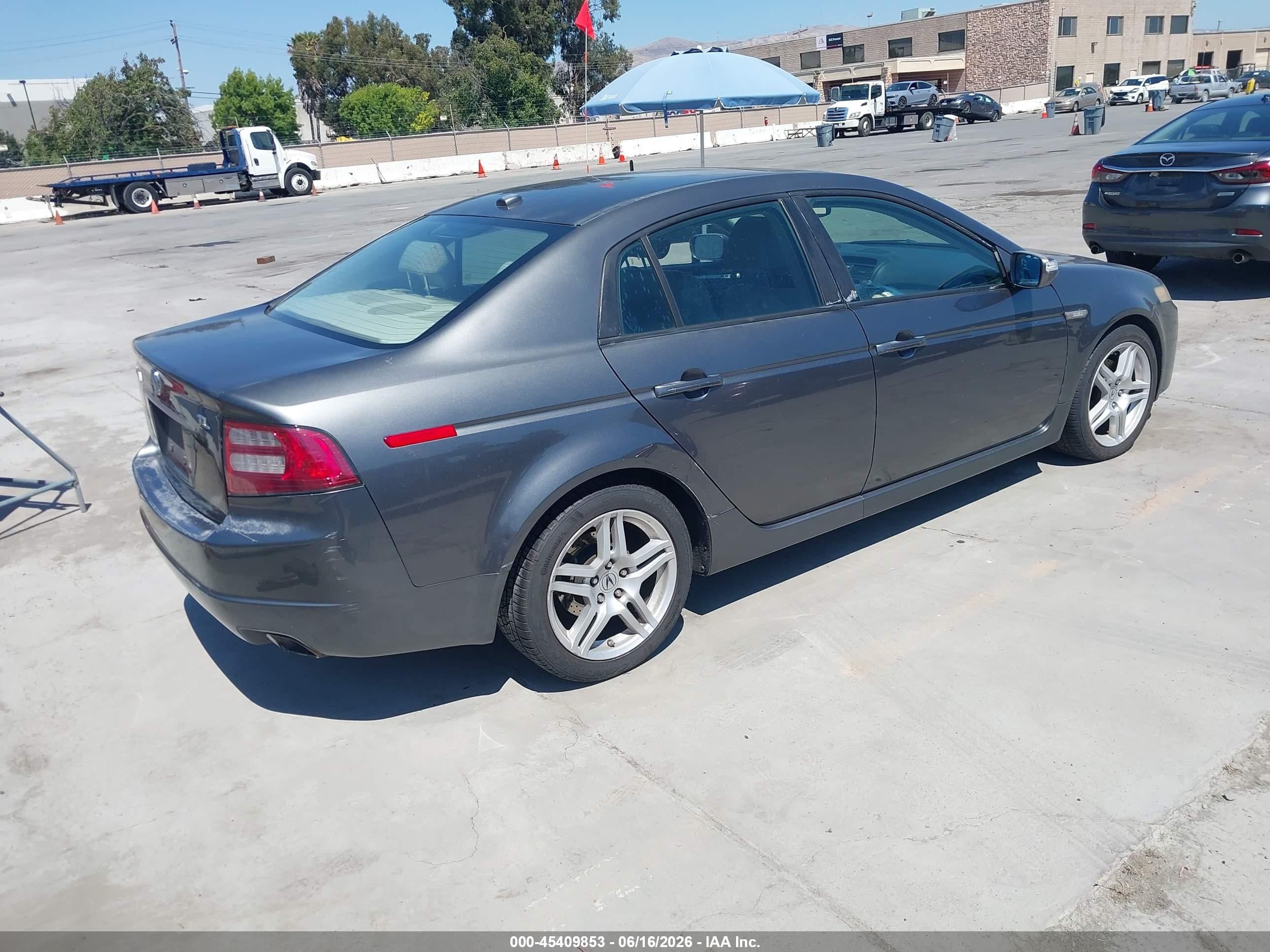 2008 Acura Tl 3.2 Gray vin: 19UUA66298A001925