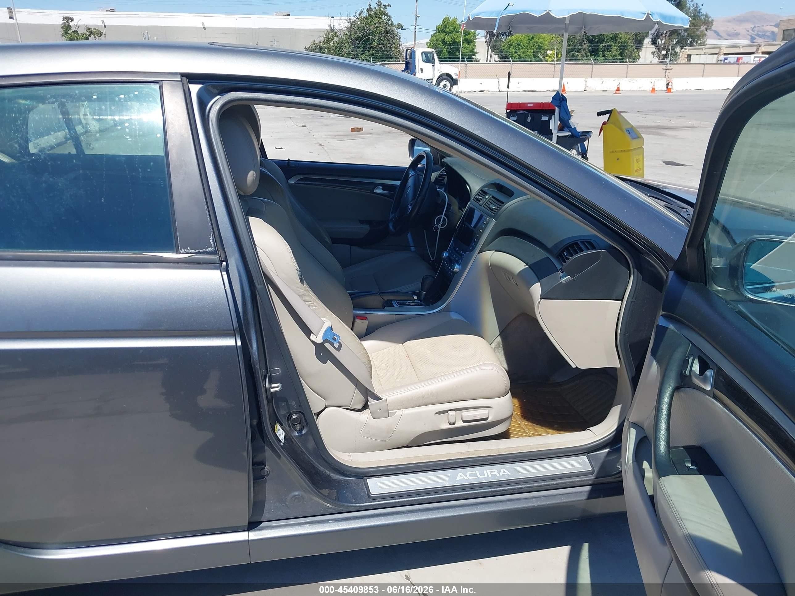 2008 Acura Tl 3.2 Gray vin: 19UUA66298A001925