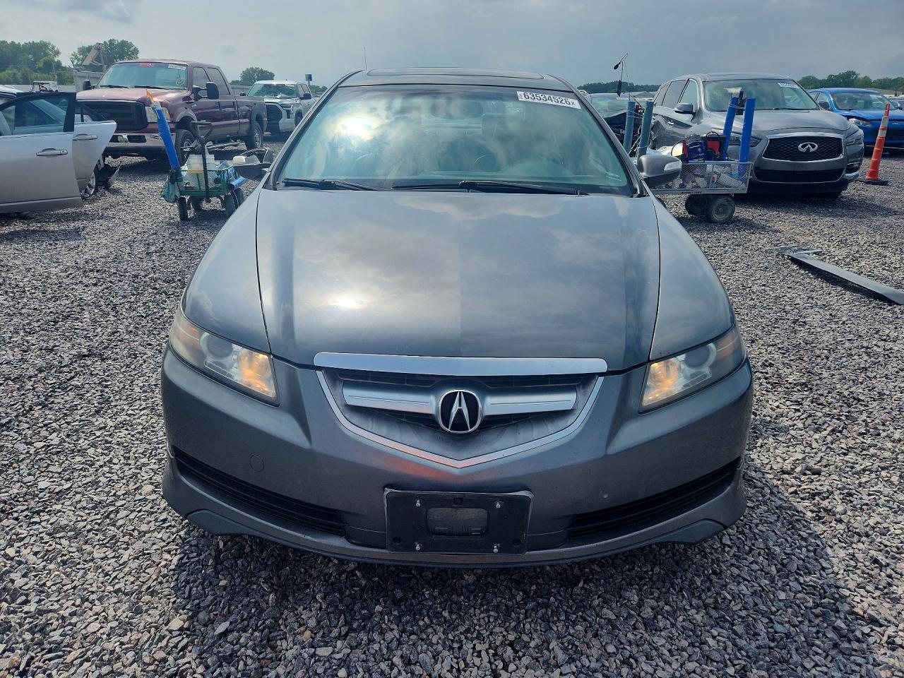 2008 Acura Tl Gray vin: 19UUA66298A003190