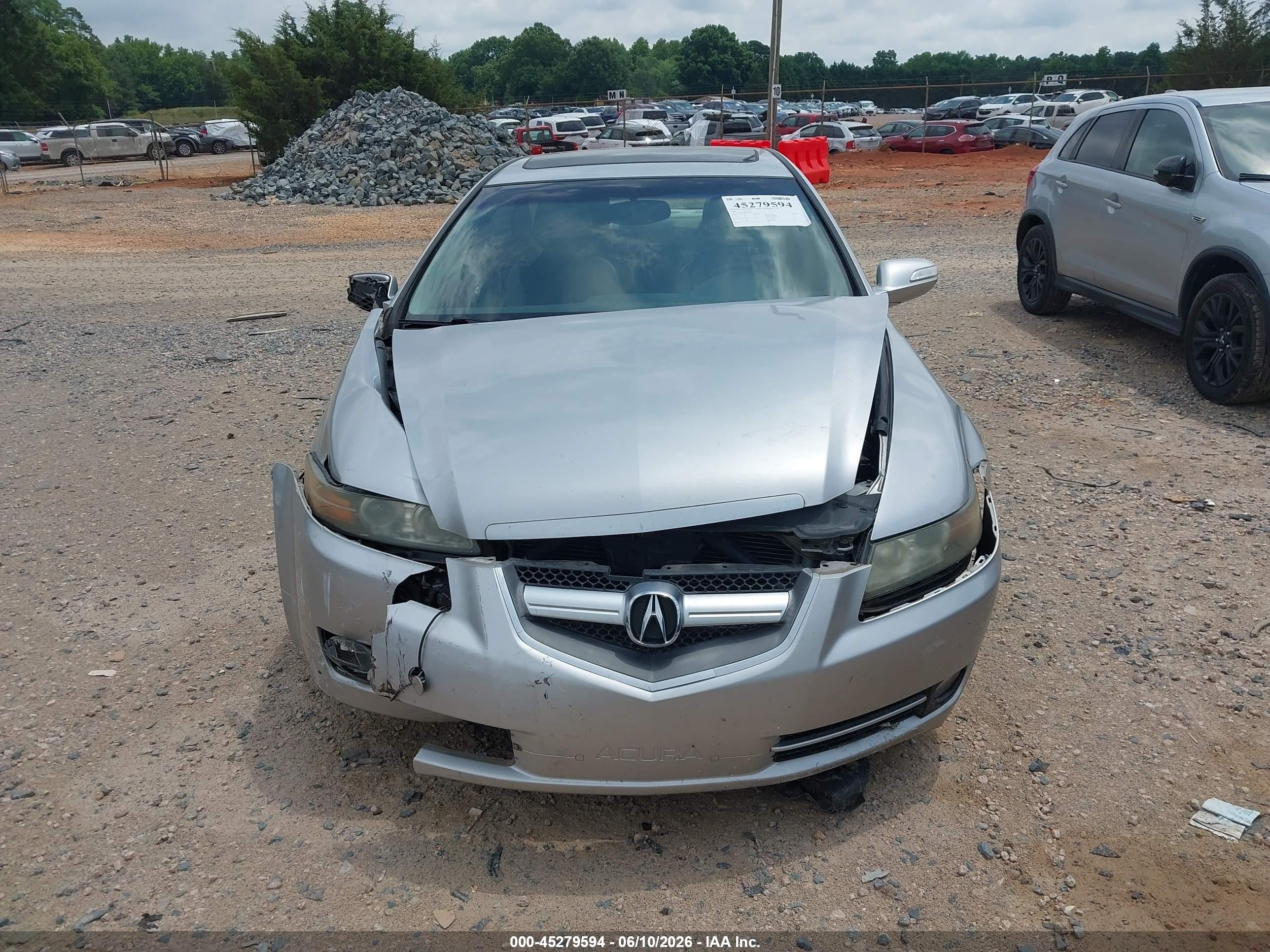 2008 Acura Tl 3.2 Silver vin: 19UUA66298A040188