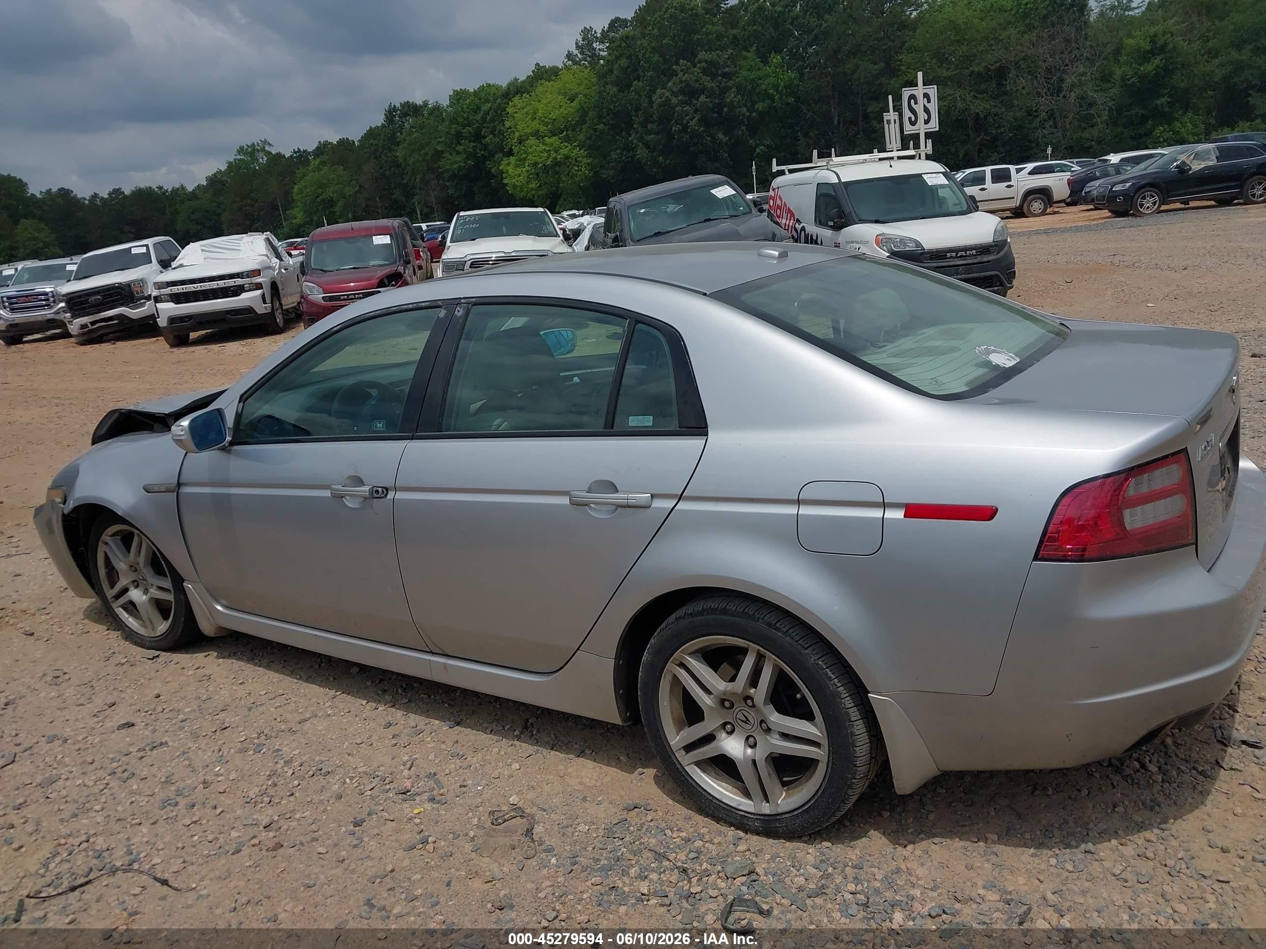 2008 Acura Tl 3.2 Silver vin: 19UUA66298A040188