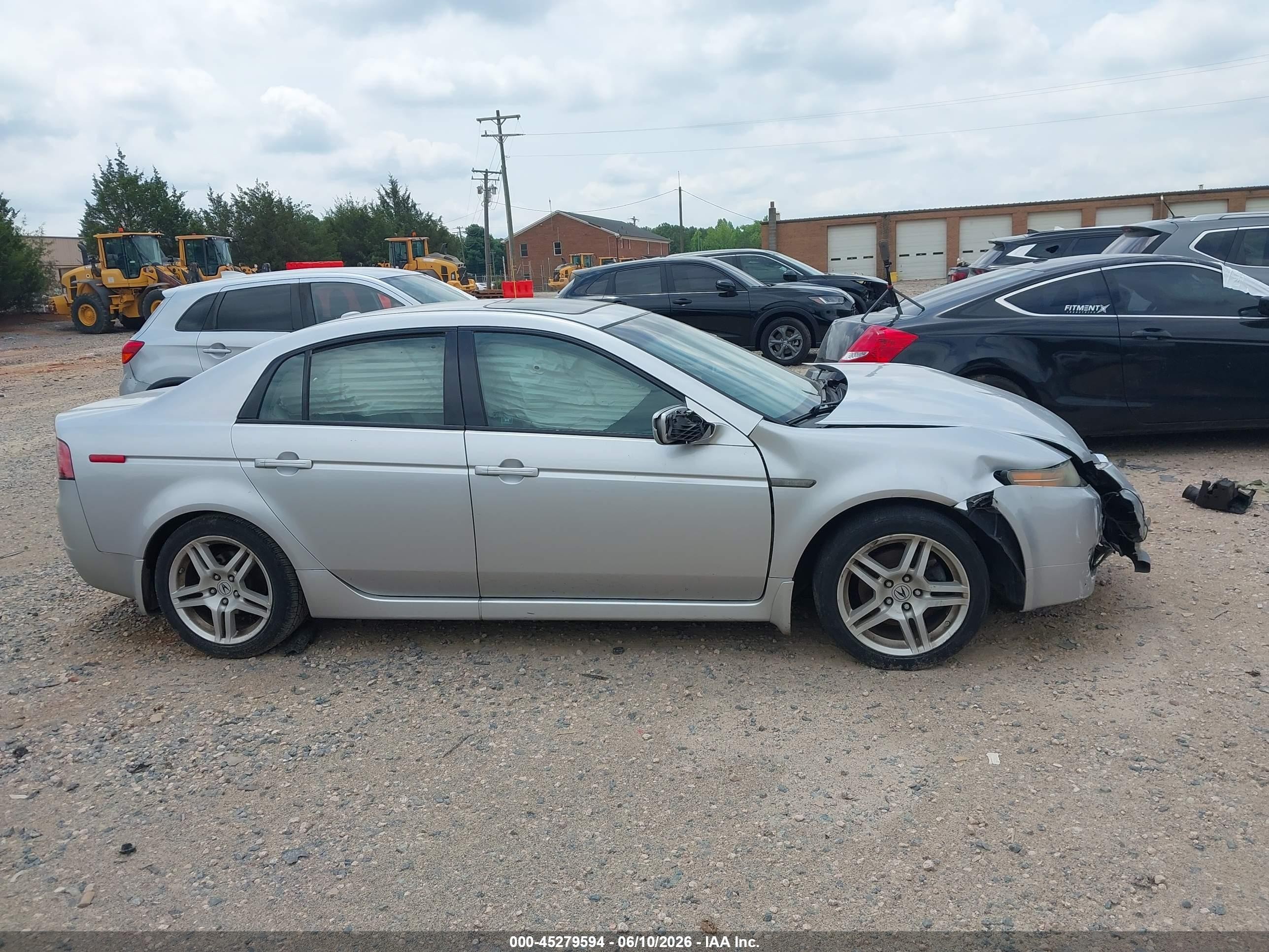 2008 Acura Tl 3.2 Silver vin: 19UUA66298A040188