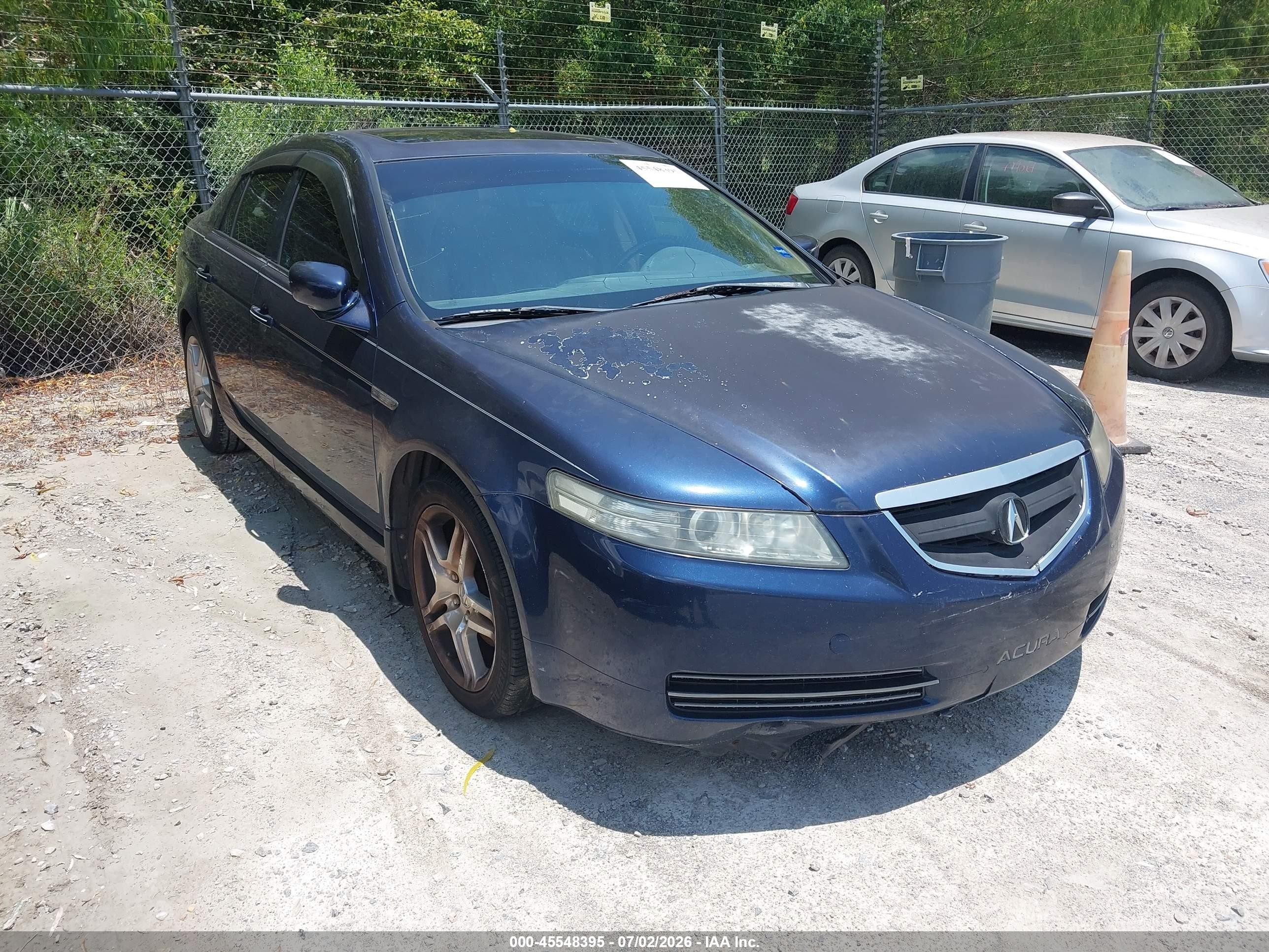2004 Acura Tl   Blue vin: 19UUA662X4A020686