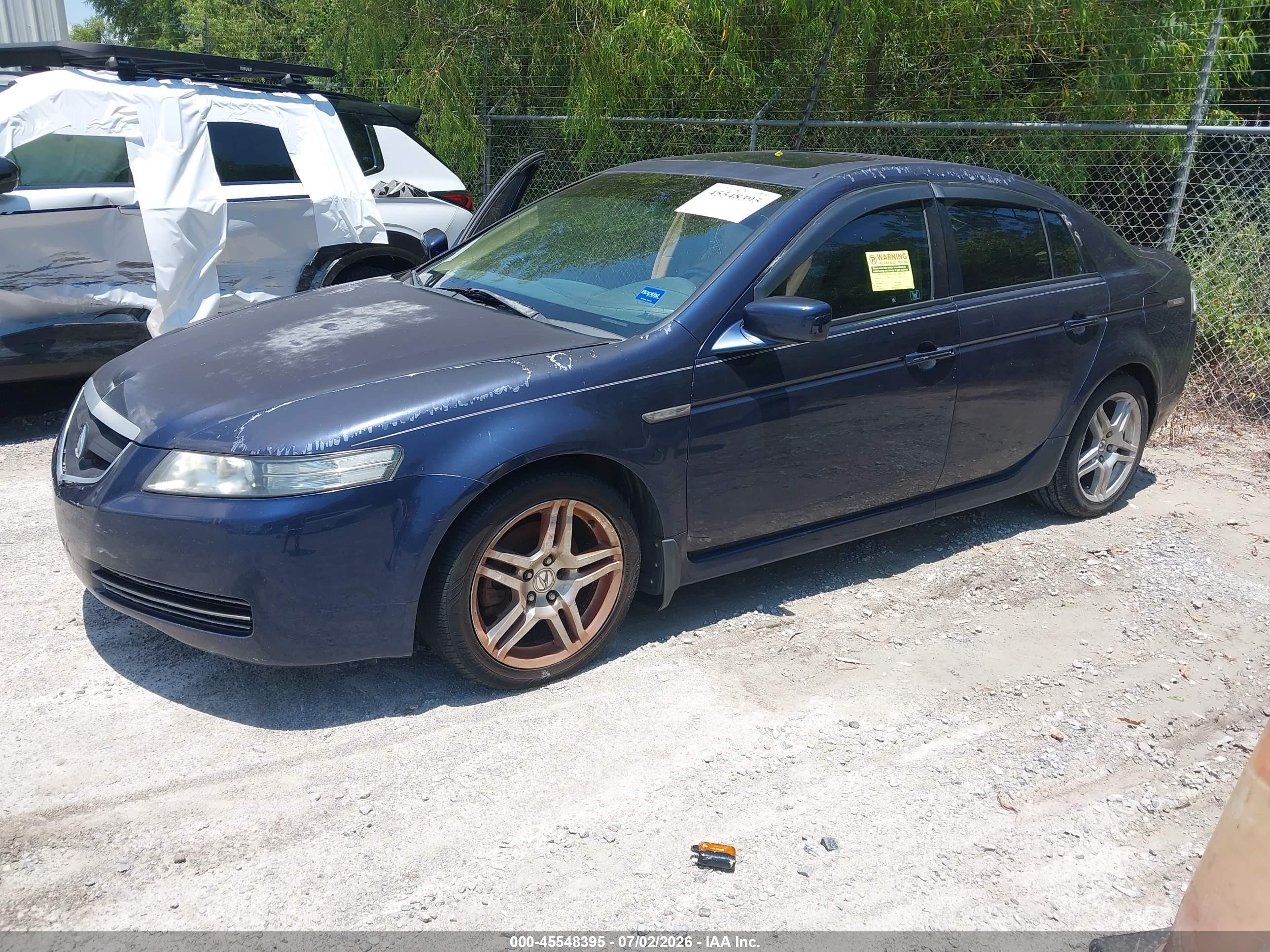 2004 Acura Tl   Blue vin: 19UUA662X4A020686