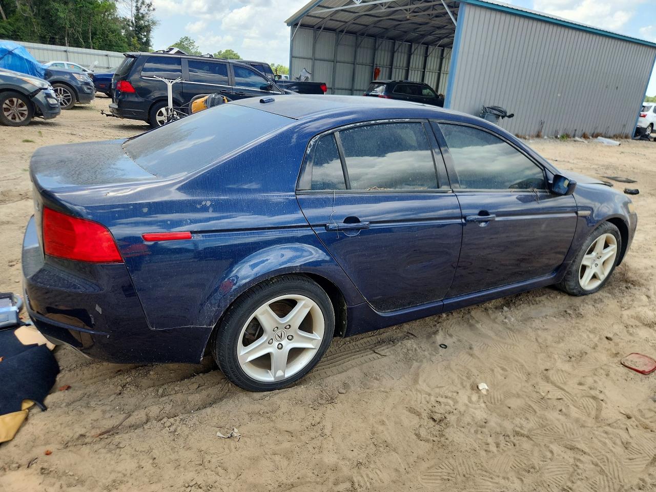 2004 Acura Tl Blue vin: 19UUA662X4A026939
