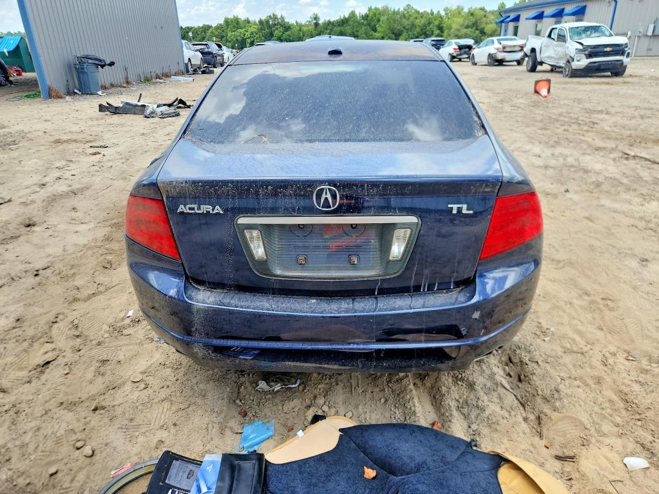 2004 Acura Tl Blue vin: 19UUA662X4A026939