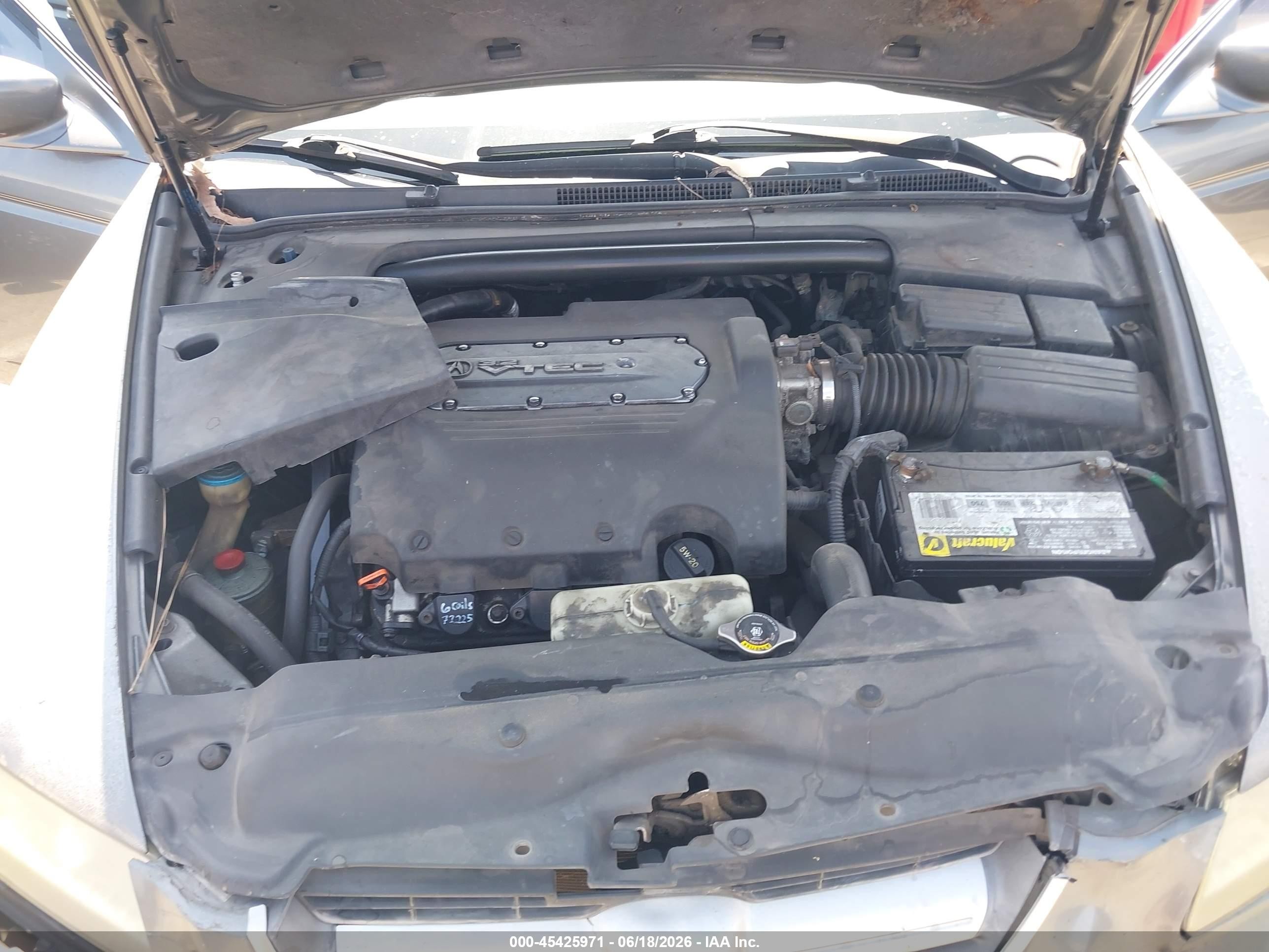 2004 Acura Tl   Gray vin: 19UUA662X4A034765