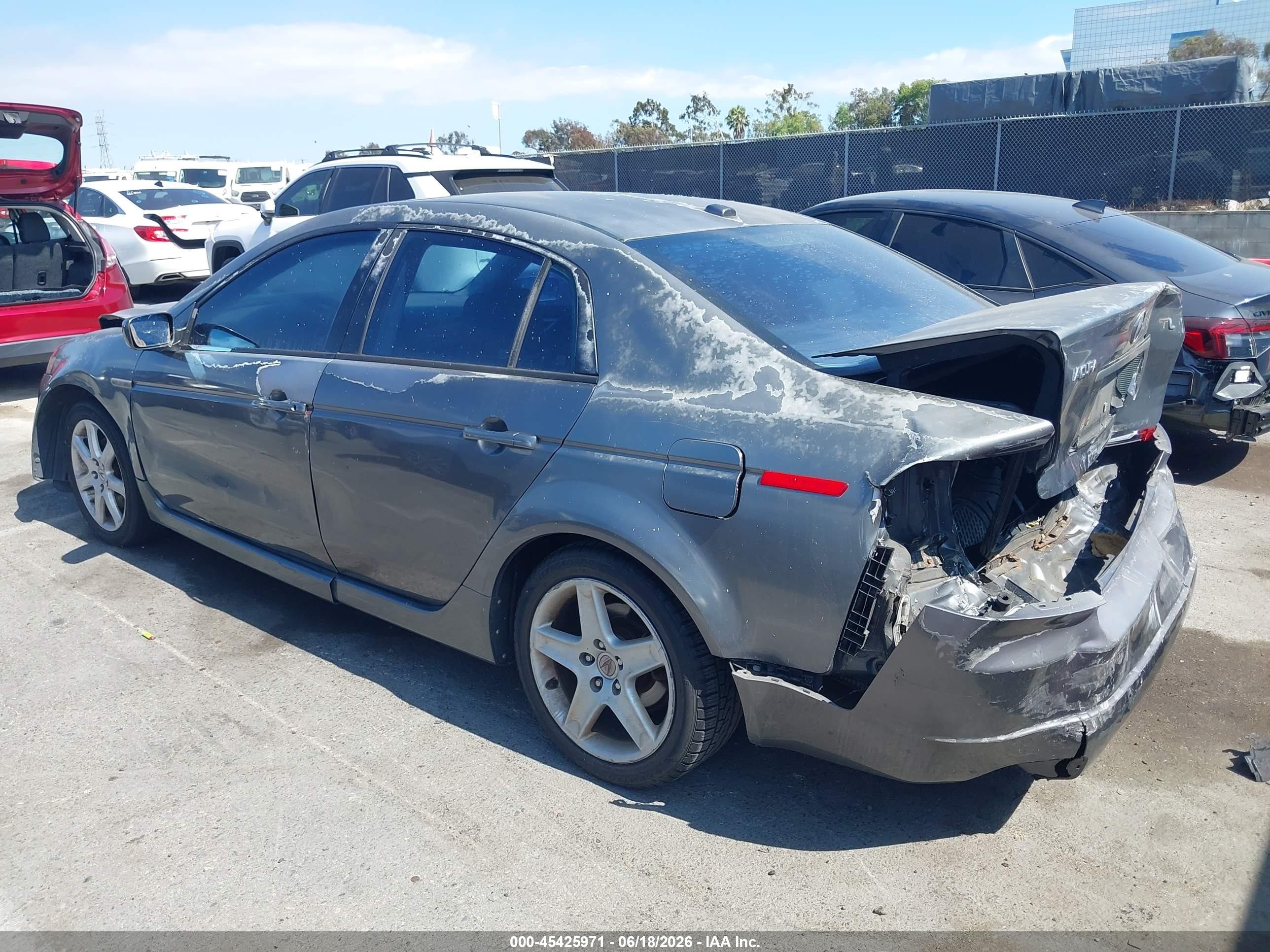 2004 Acura Tl   Gray vin: 19UUA662X4A034765