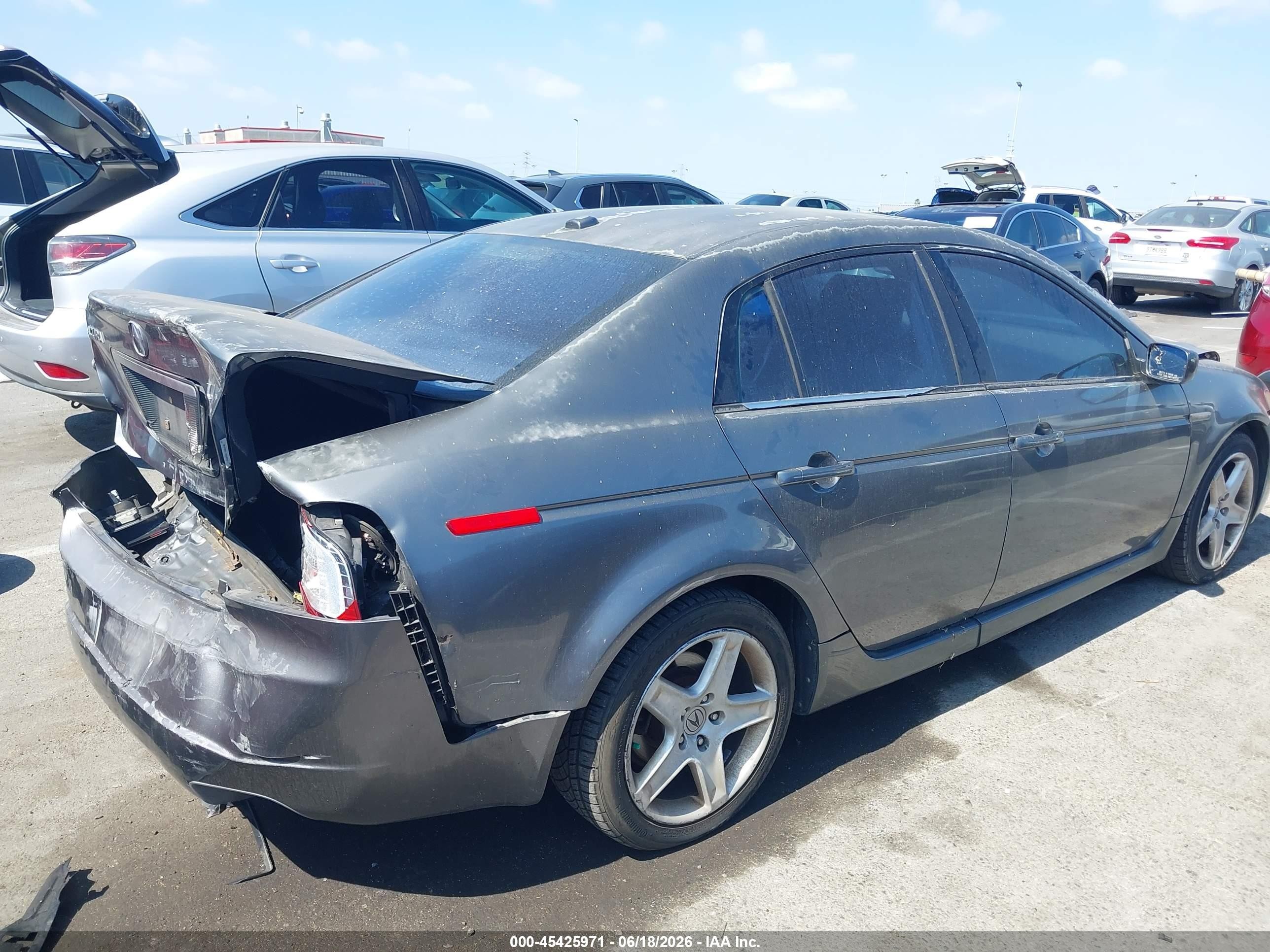 2004 Acura Tl   Gray vin: 19UUA662X4A034765