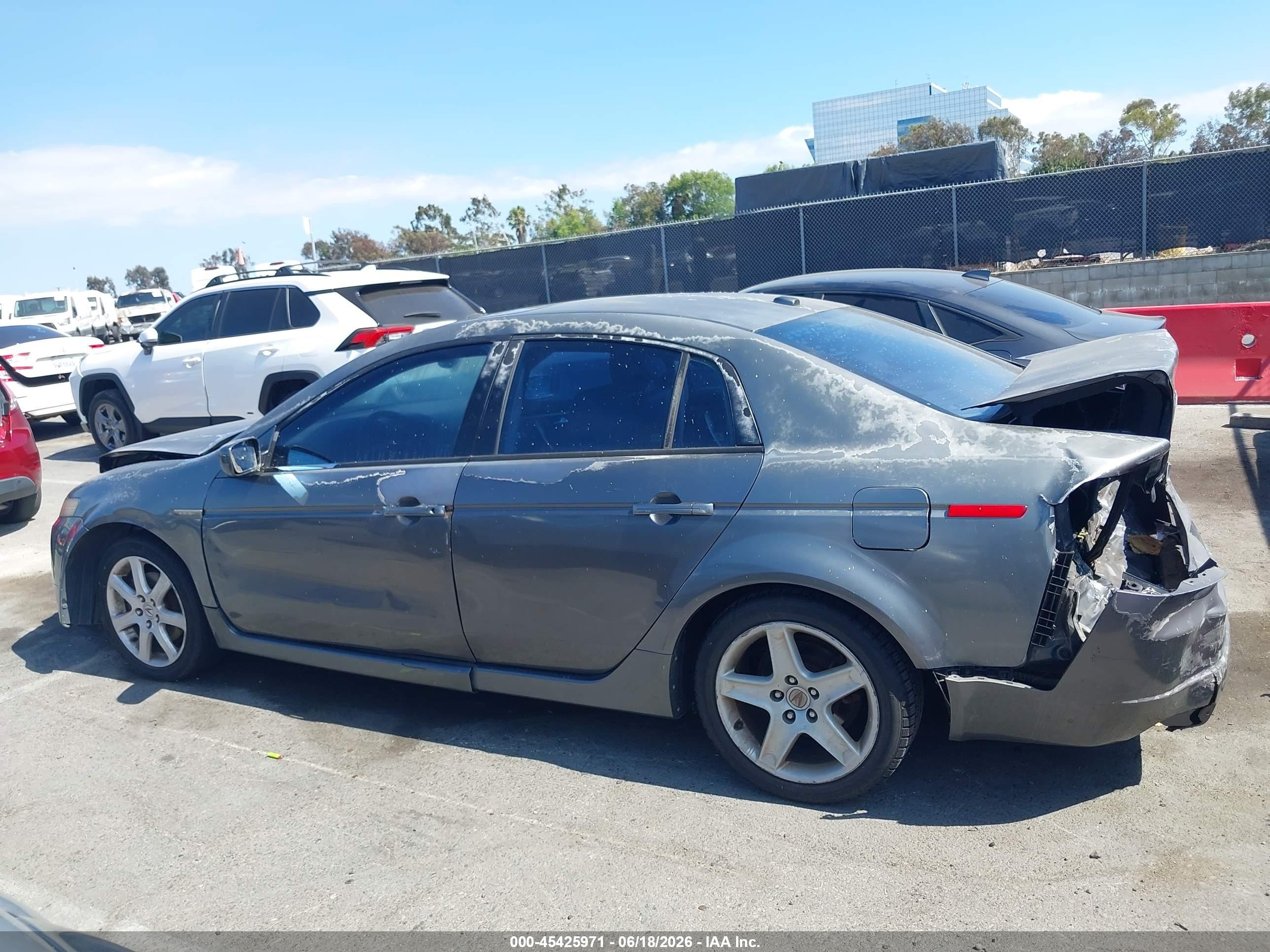 2004 Acura Tl   Gray vin: 19UUA662X4A034765