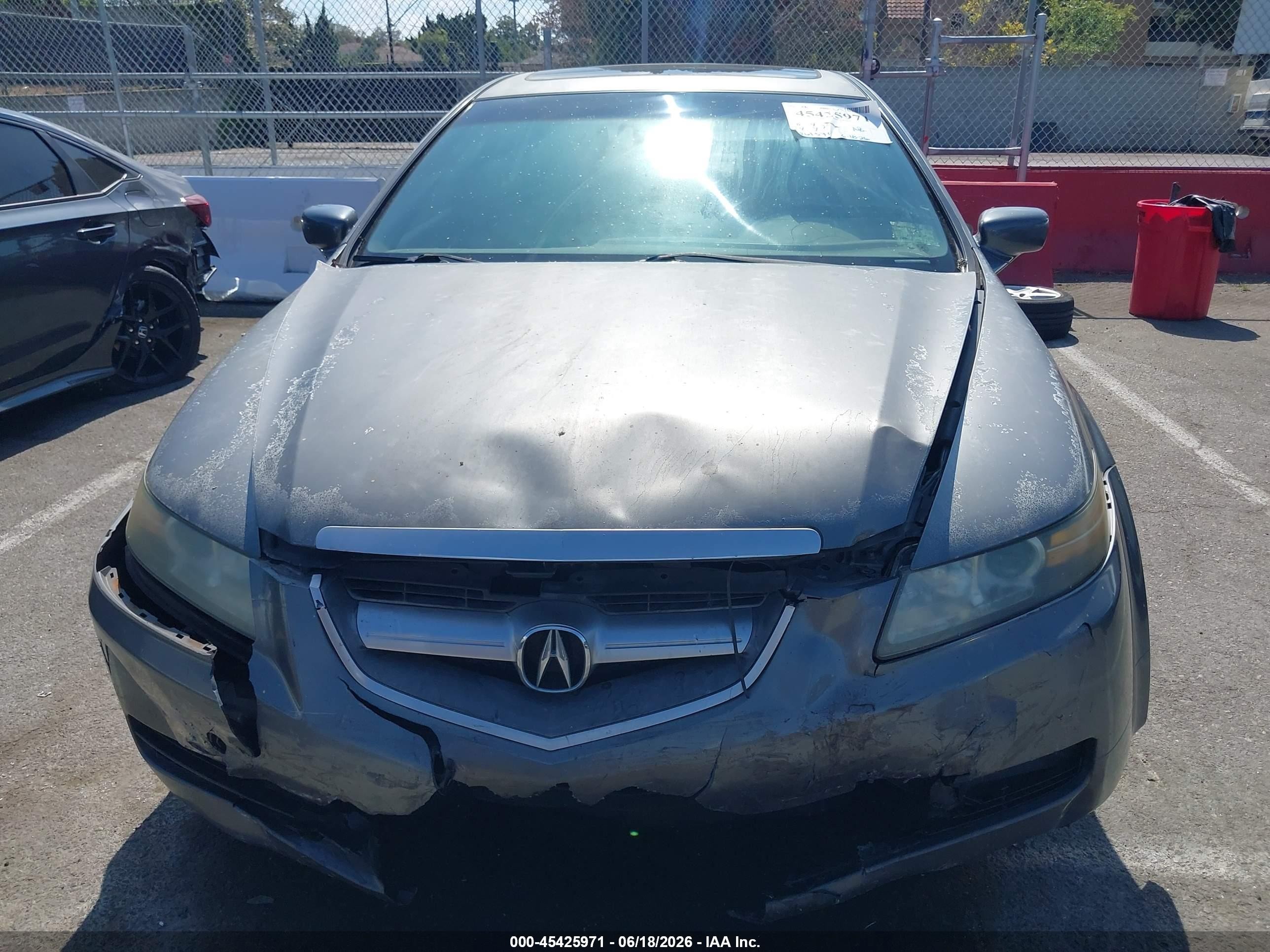 2004 Acura Tl   Gray vin: 19UUA662X4A034765