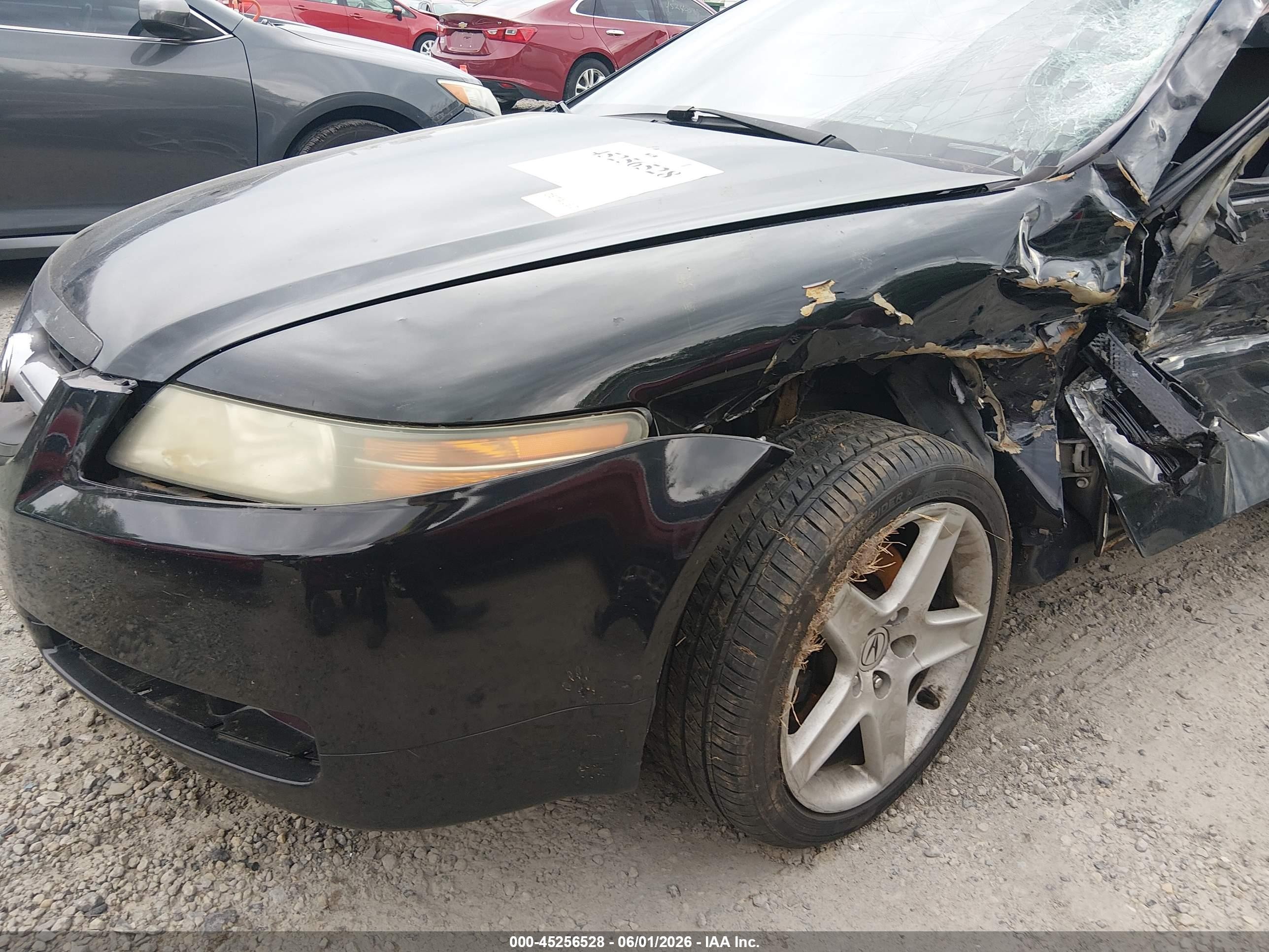 2004 Acura Tl   Black vin: 19UUA662X4A037553