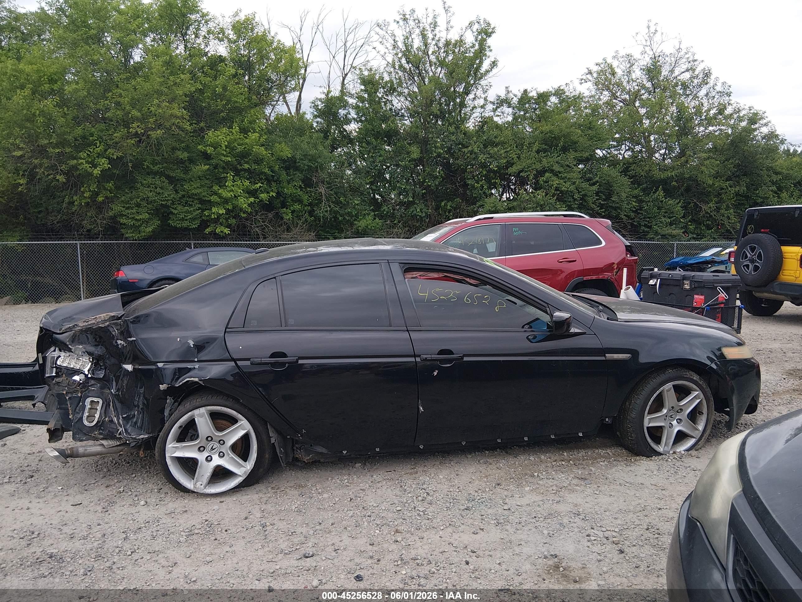 2004 Acura Tl   Black vin: 19UUA662X4A037553