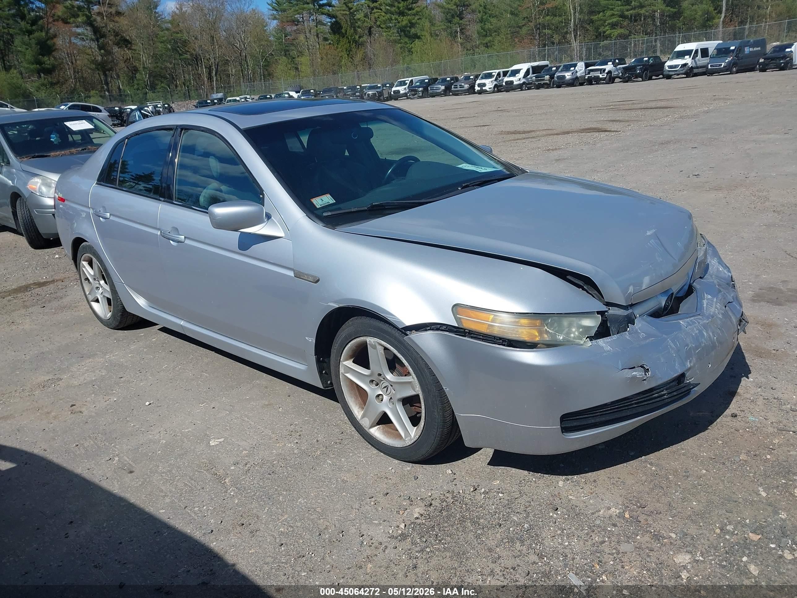 2004 Acura Tl   Silver vin: 19UUA662X4A053039
