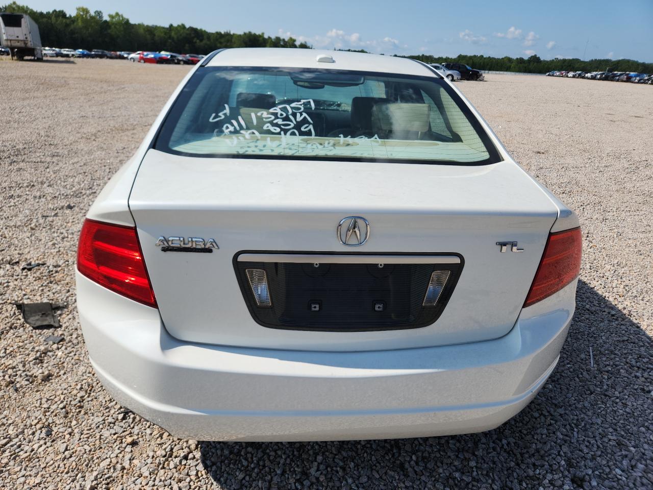2005 Acura Tl Белый vin: 19UUA662X5A008314