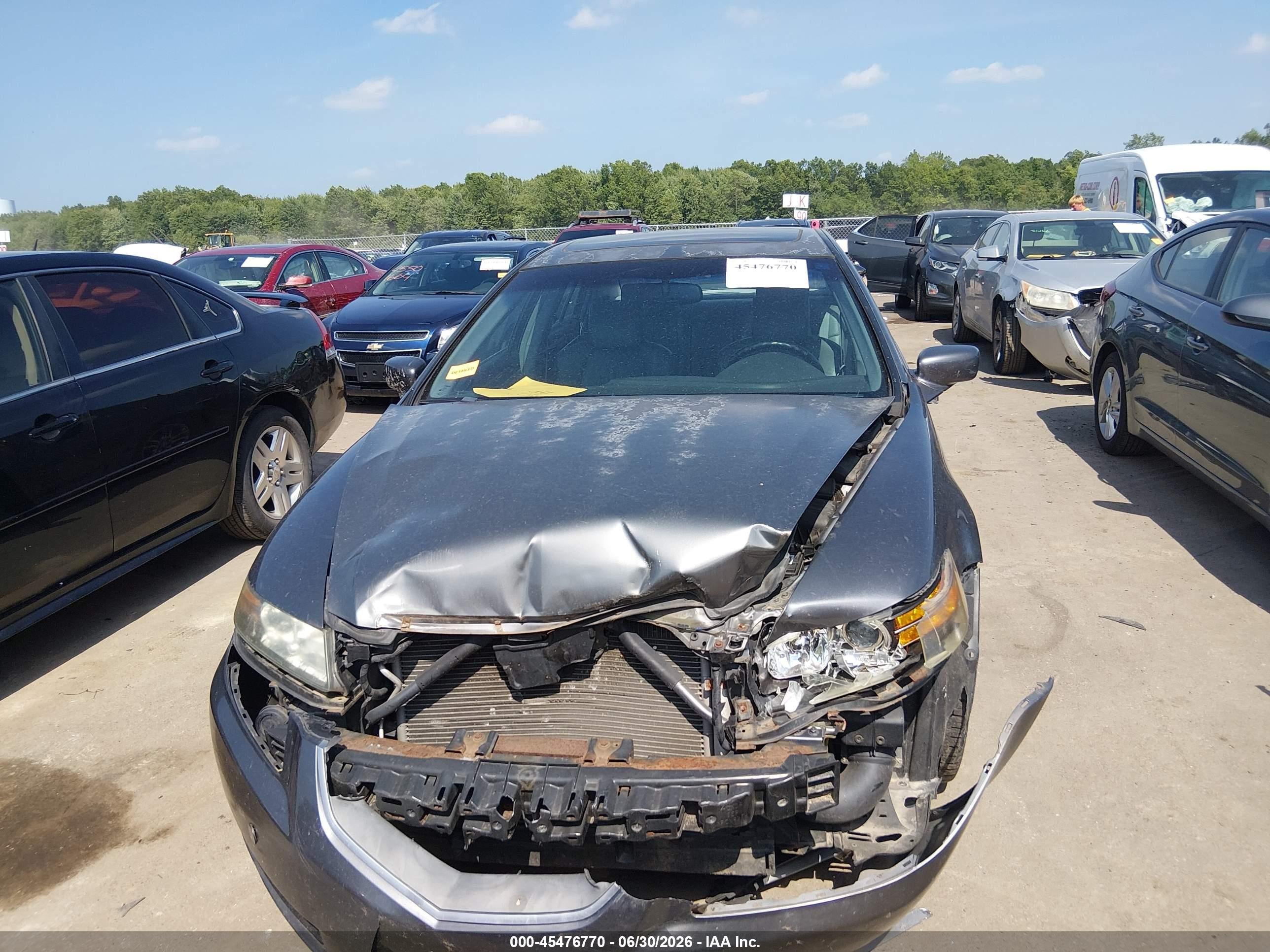 2005 Acura Tl Серый vin: 19UUA662X5A027882