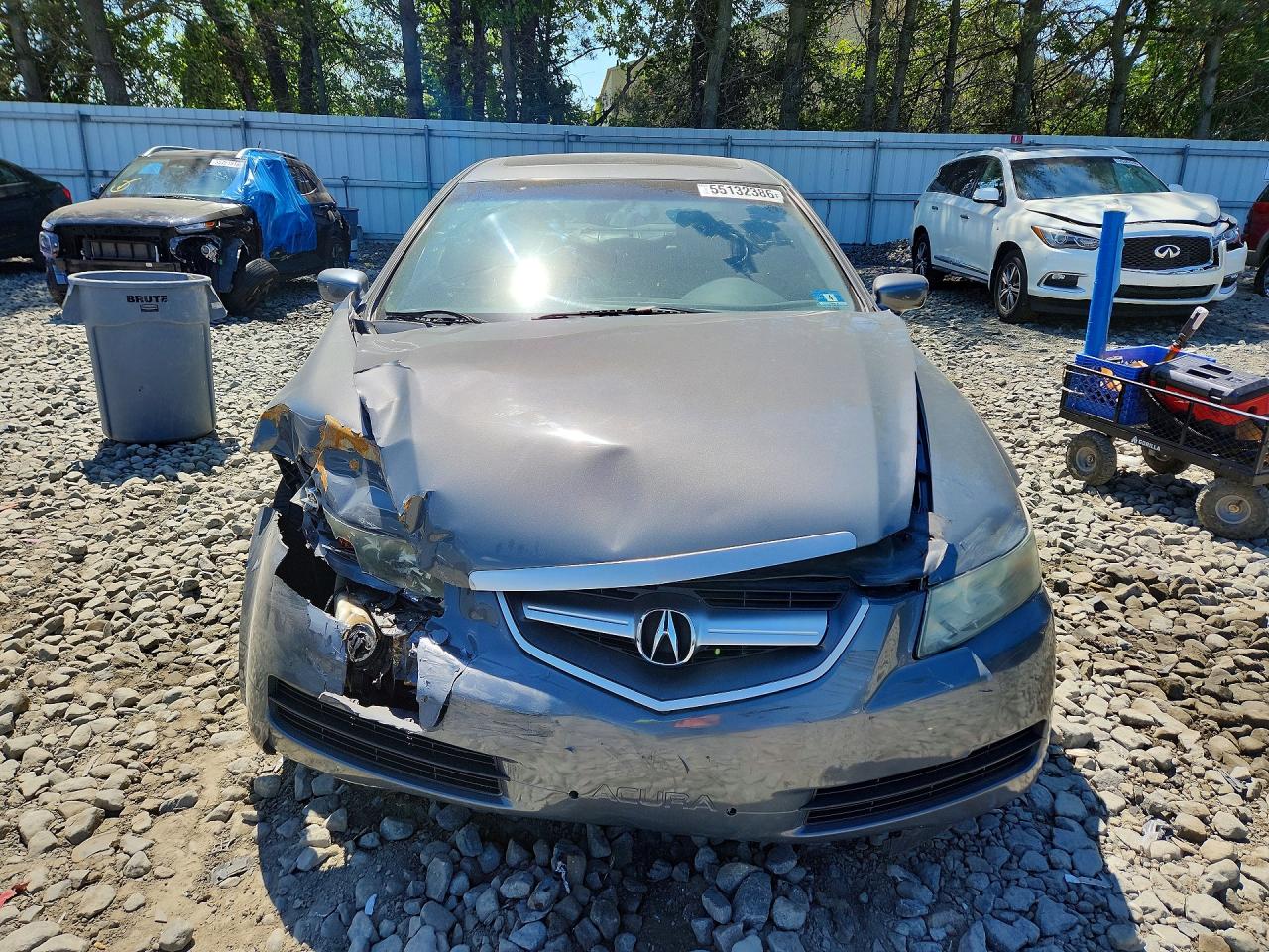2006 Acura 3.2tl Gray vin: 19UUA662X6A010260