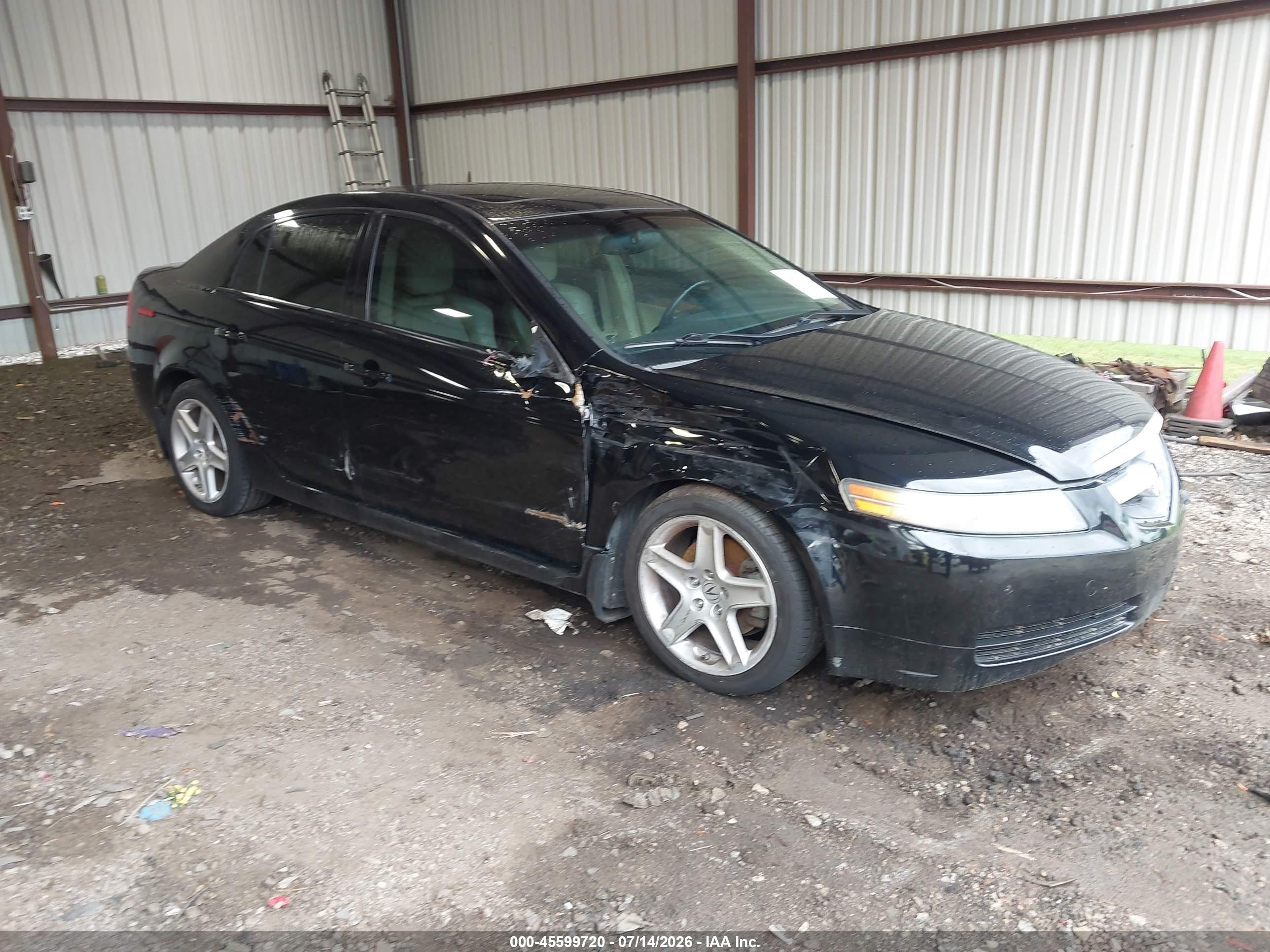 2006 Acura Tl   Черный vin: 19UUA662X6A023056
