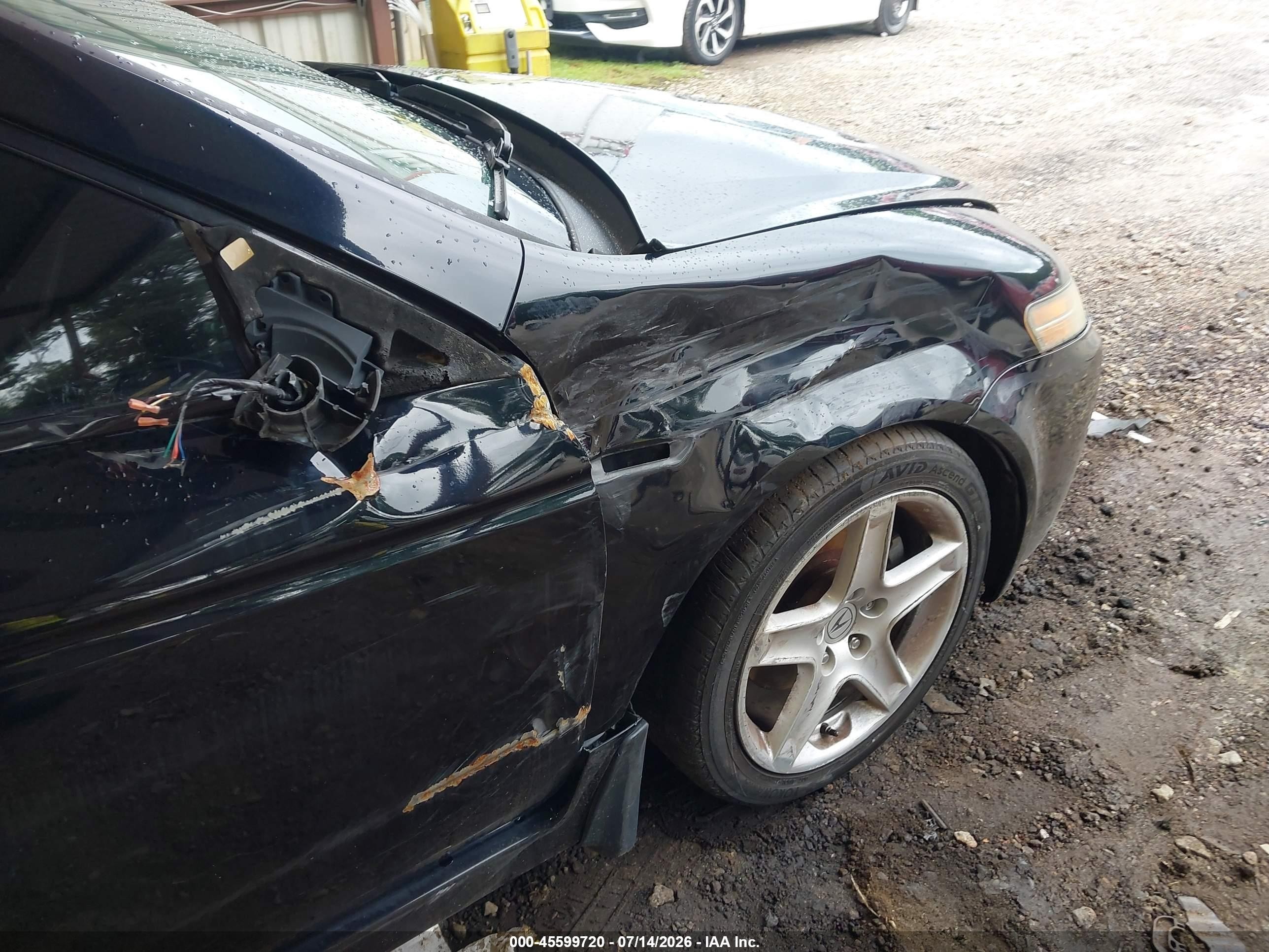 2006 Acura Tl   Черный vin: 19UUA662X6A023056