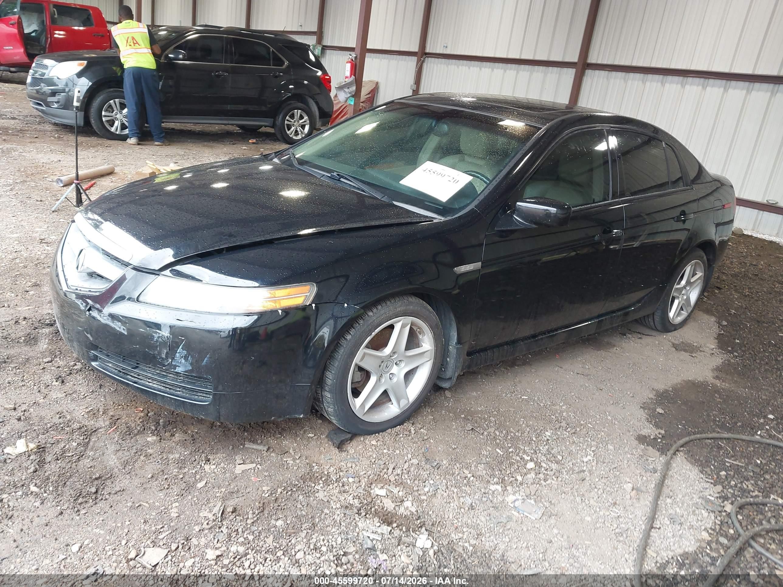 2006 Acura Tl   Черный vin: 19UUA662X6A023056