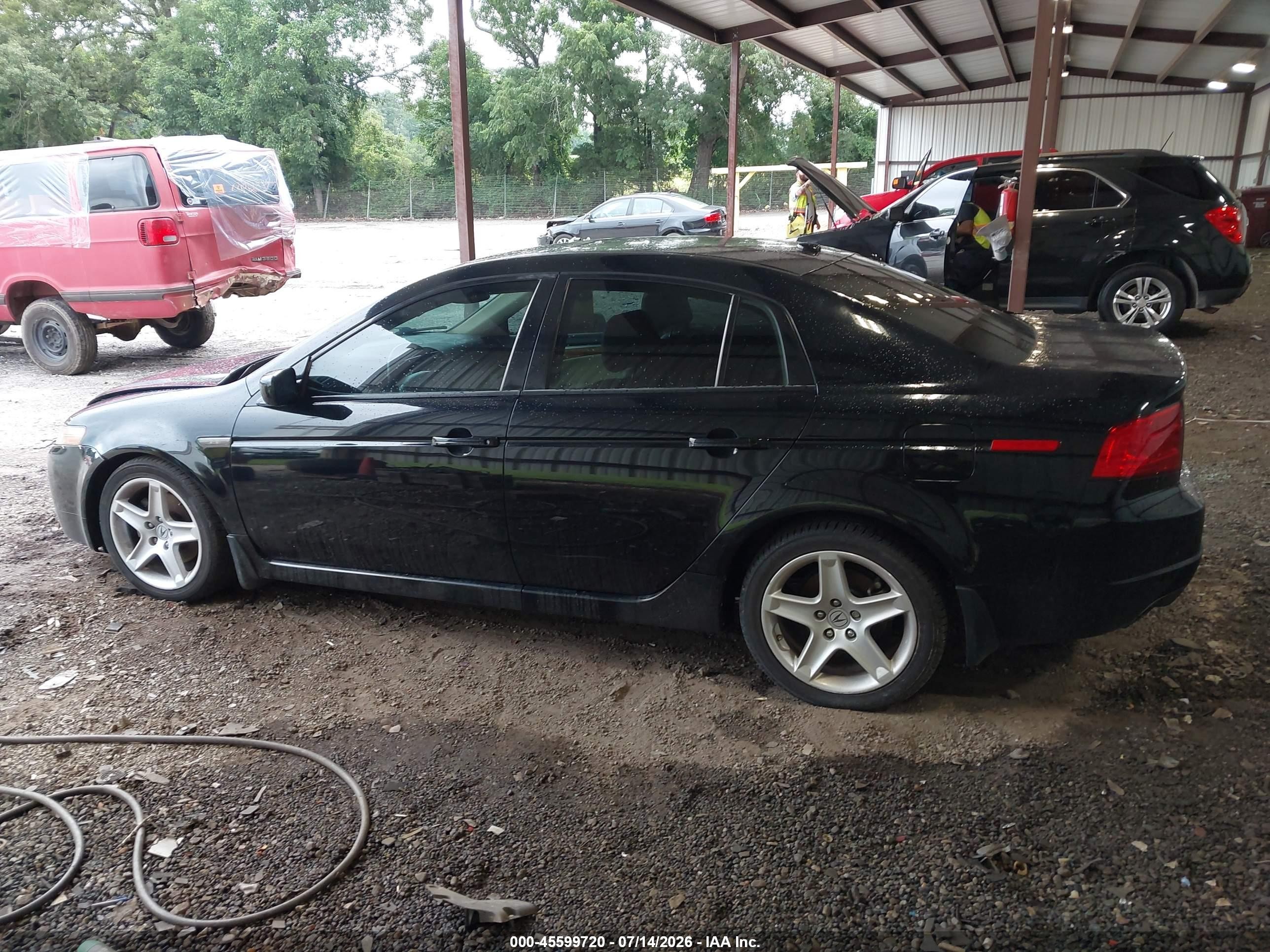 2006 Acura Tl   Черный vin: 19UUA662X6A023056