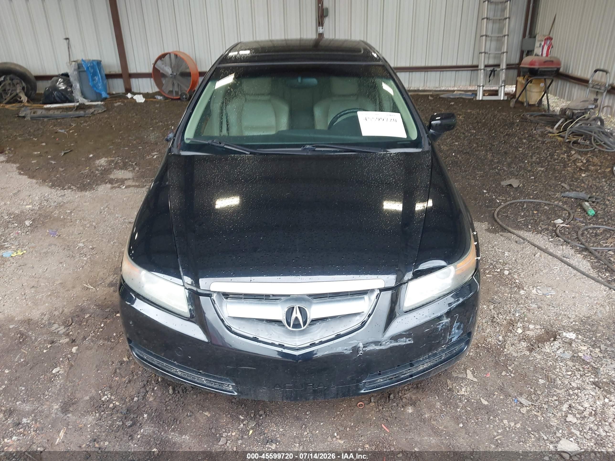 2006 Acura Tl   Черный vin: 19UUA662X6A023056