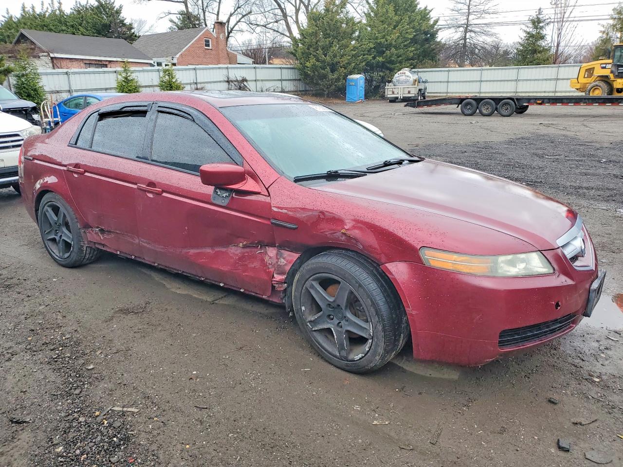 2006 Acura 3.2tl Burgundy vin: 19UUA662X6A024157