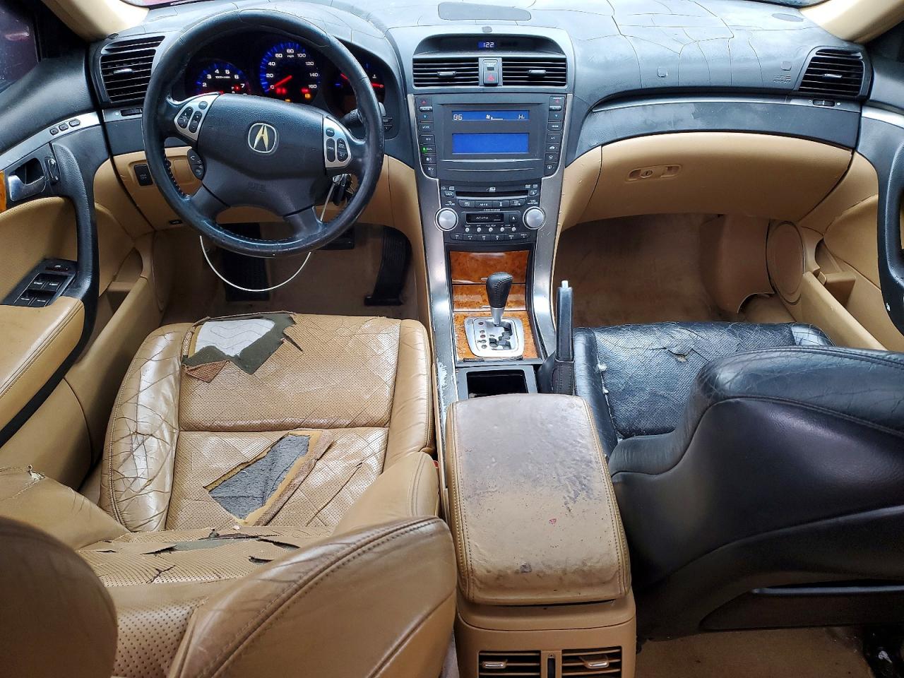 2006 Acura 3.2tl Burgundy vin: 19UUA662X6A024157