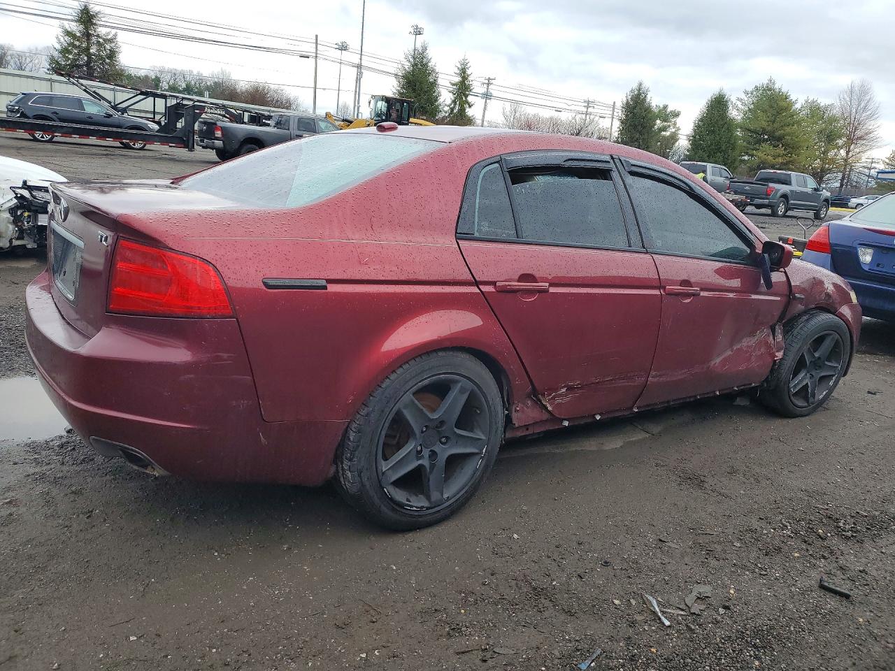 2006 Acura 3.2tl Burgundy vin: 19UUA662X6A024157