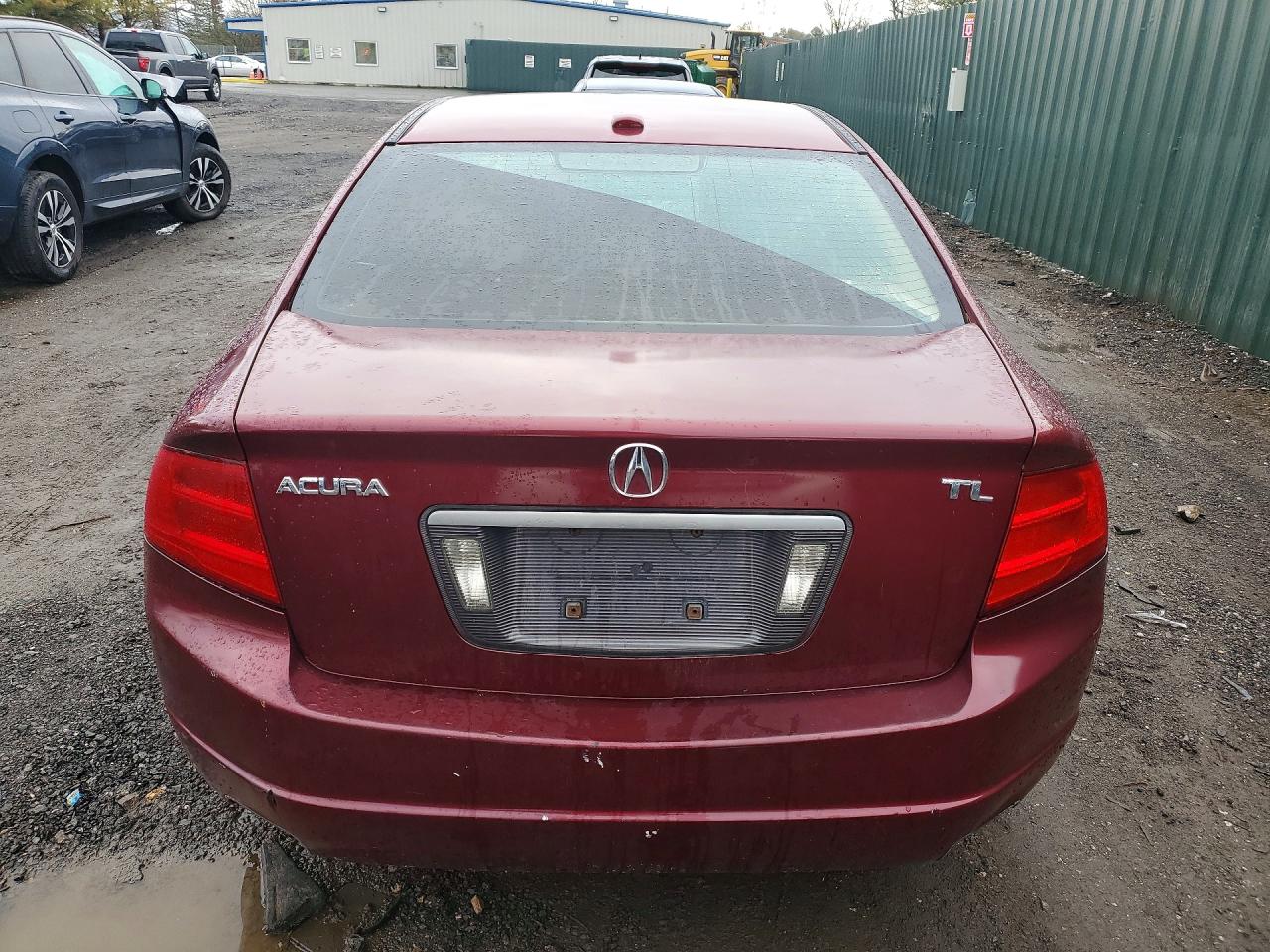 2006 Acura 3.2tl Burgundy vin: 19UUA662X6A024157