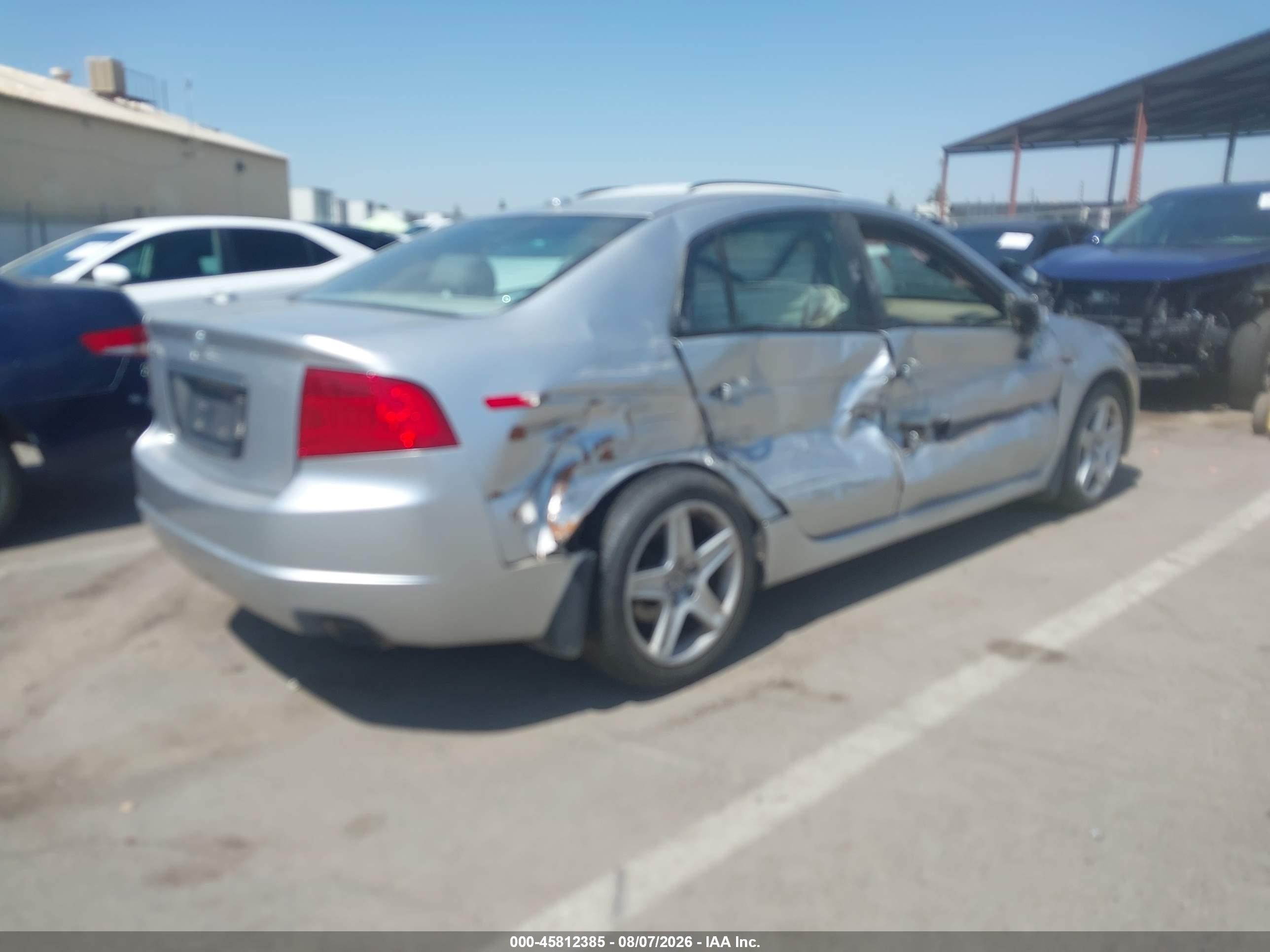 2006 Acura Tl   Silver vin: 19UUA662X6A033117