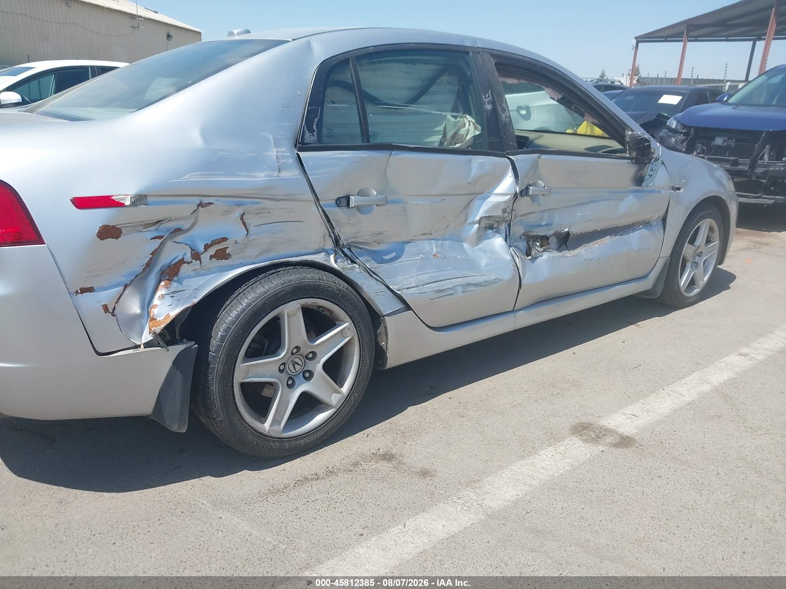 2006 Acura Tl   Silver vin: 19UUA662X6A033117