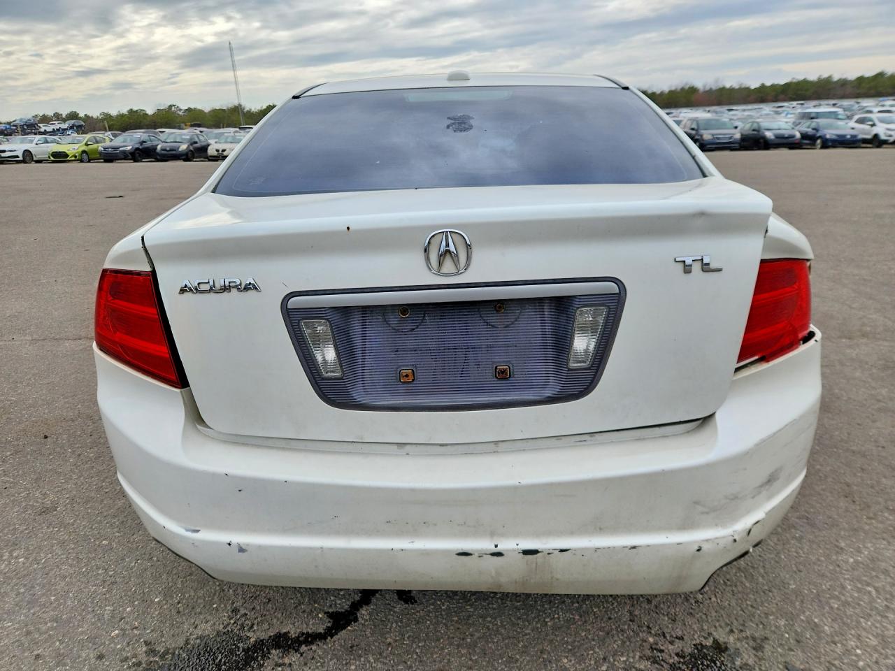 2006 Acura 3.2tl White vin: 19UUA662X6A052136