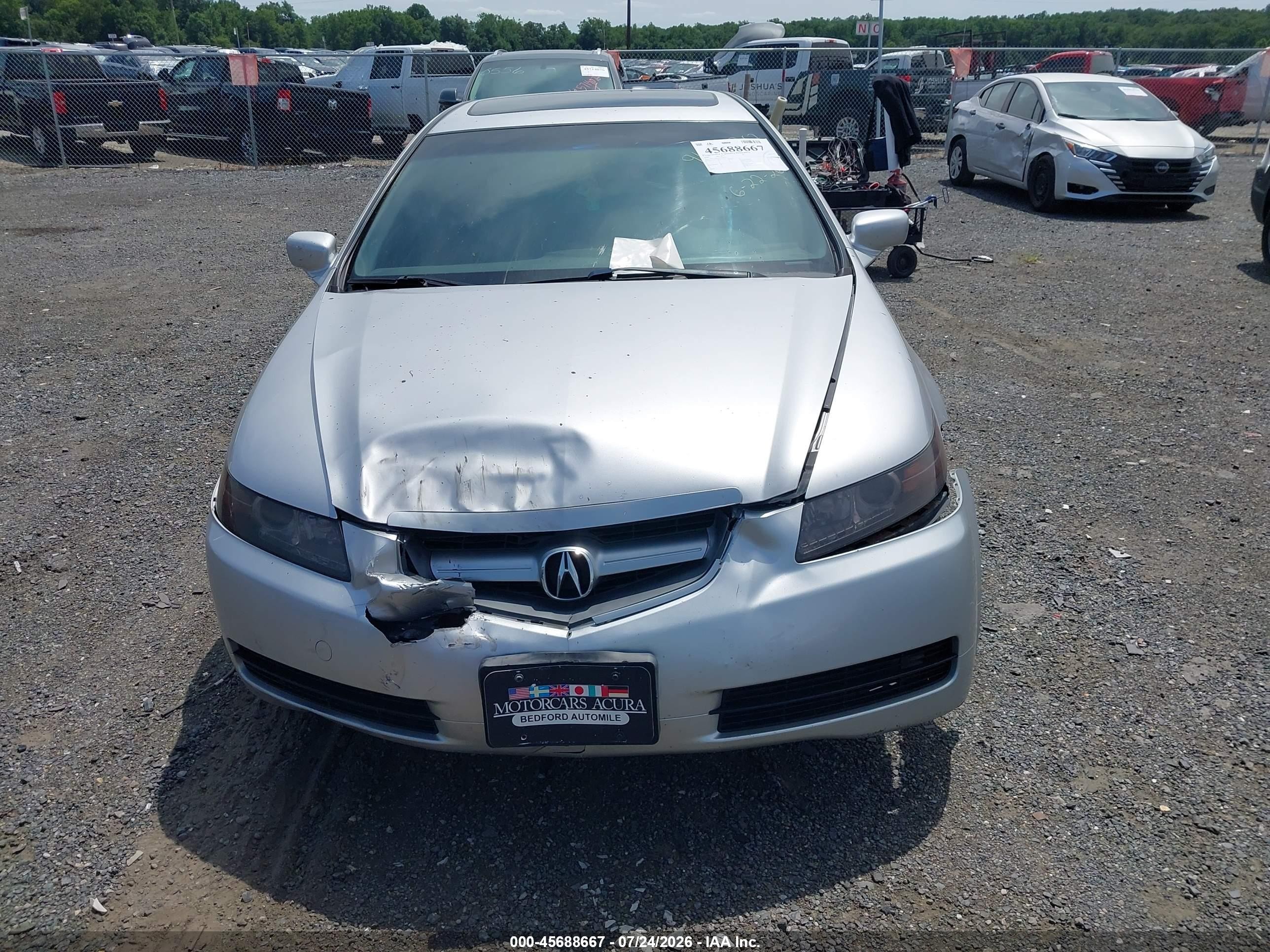 2006 Acura Tl   Silver vin: 19UUA662X6A064853