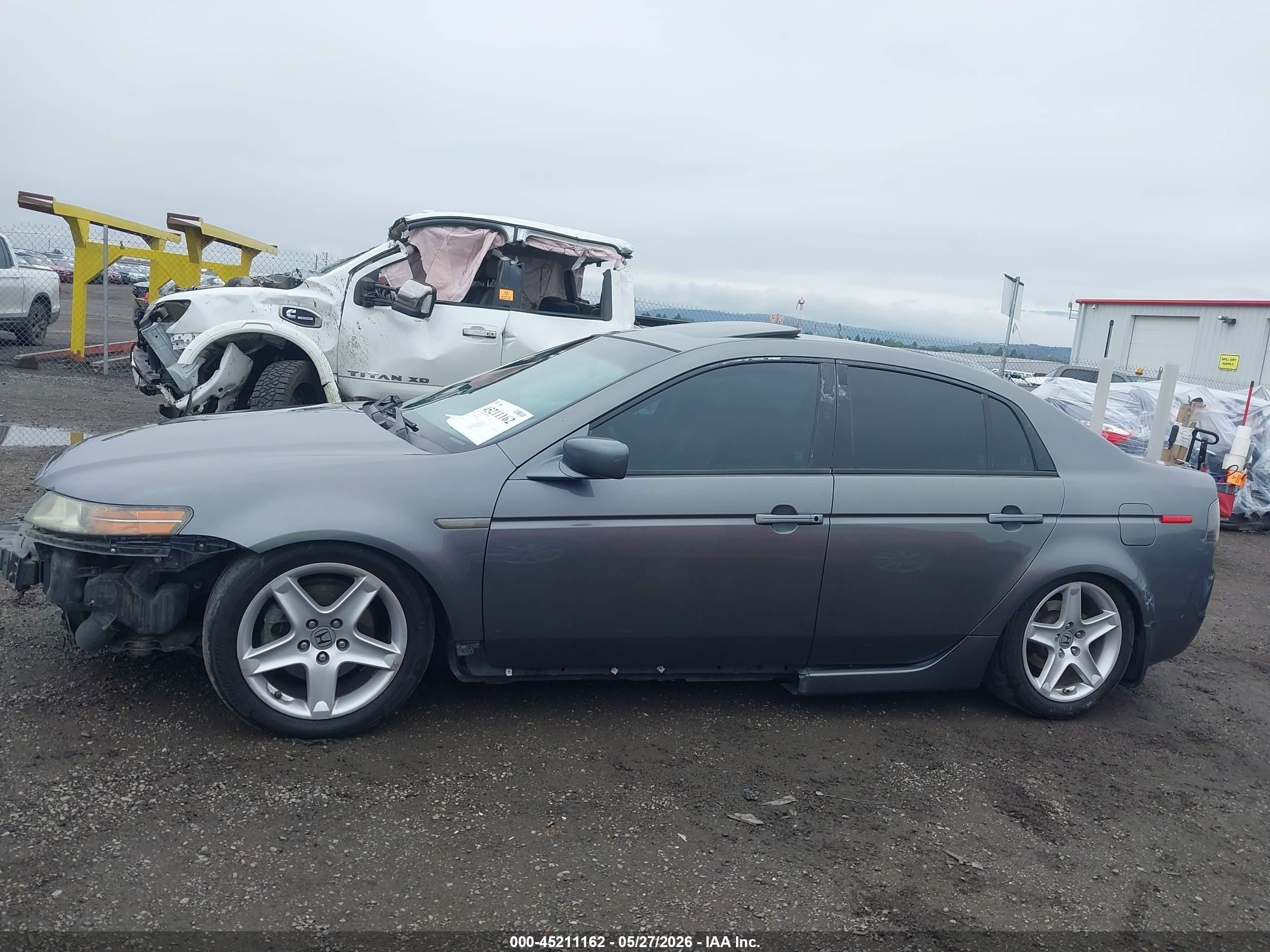 2006 Acura Tl   Gray vin: 19UUA662X6A066747