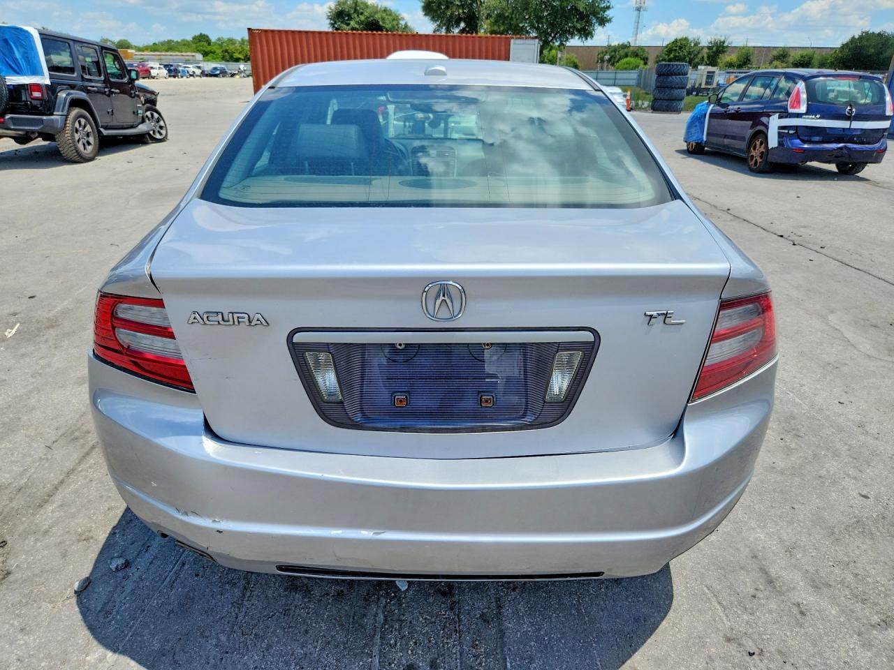 2007 Acura Tl Silver vin: 19UUA662X7A001947