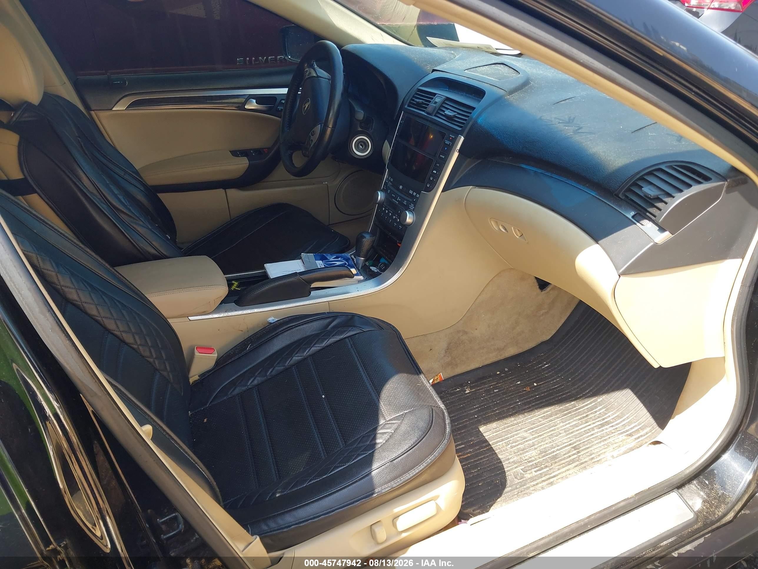 2007 Acura Tl 3.2 Black vin: 19UUA662X7A003570