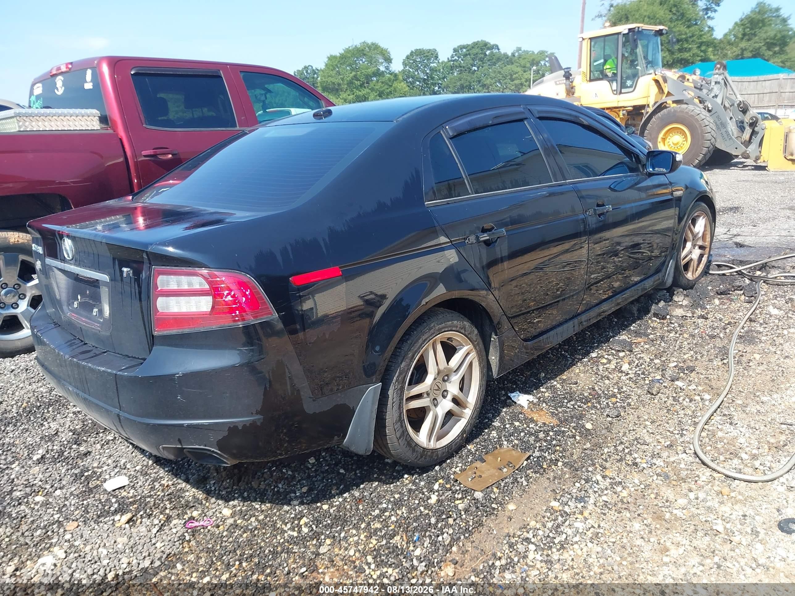 2007 Acura Tl 3.2 Black vin: 19UUA662X7A003570