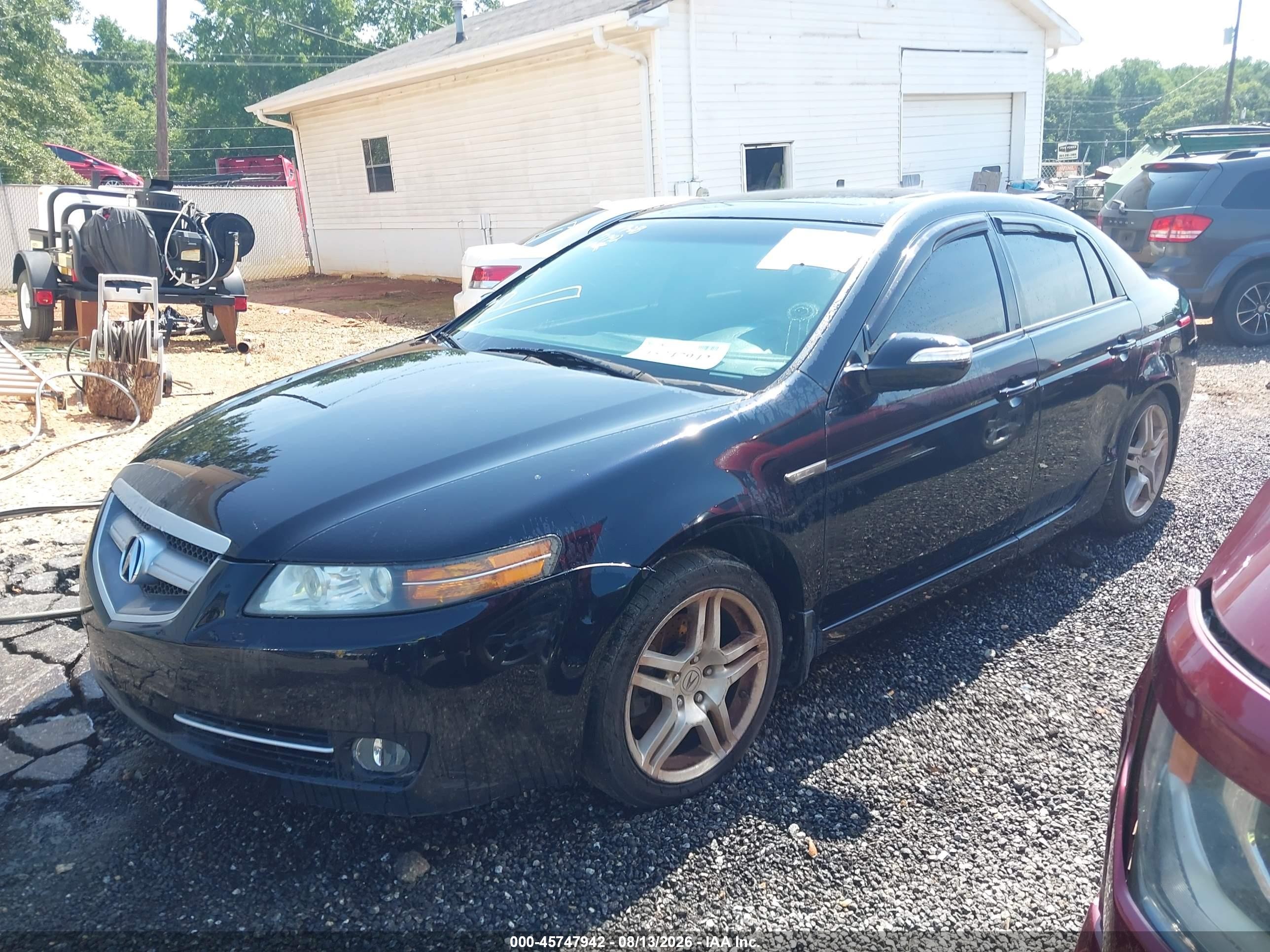 2007 Acura Tl 3.2 Black vin: 19UUA662X7A003570