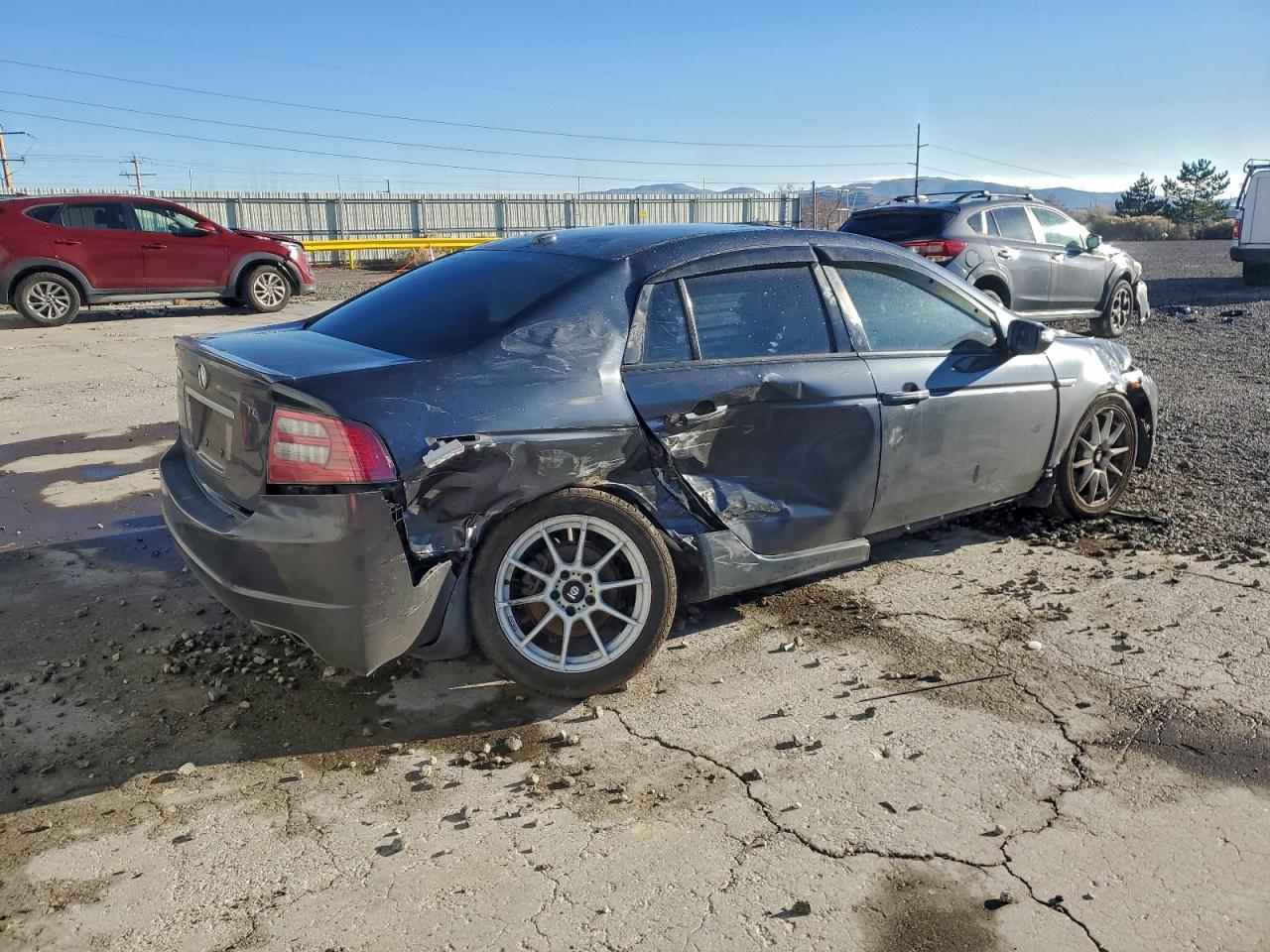 2007 Acura Tl Silver vin: 19UUA662X7A014746