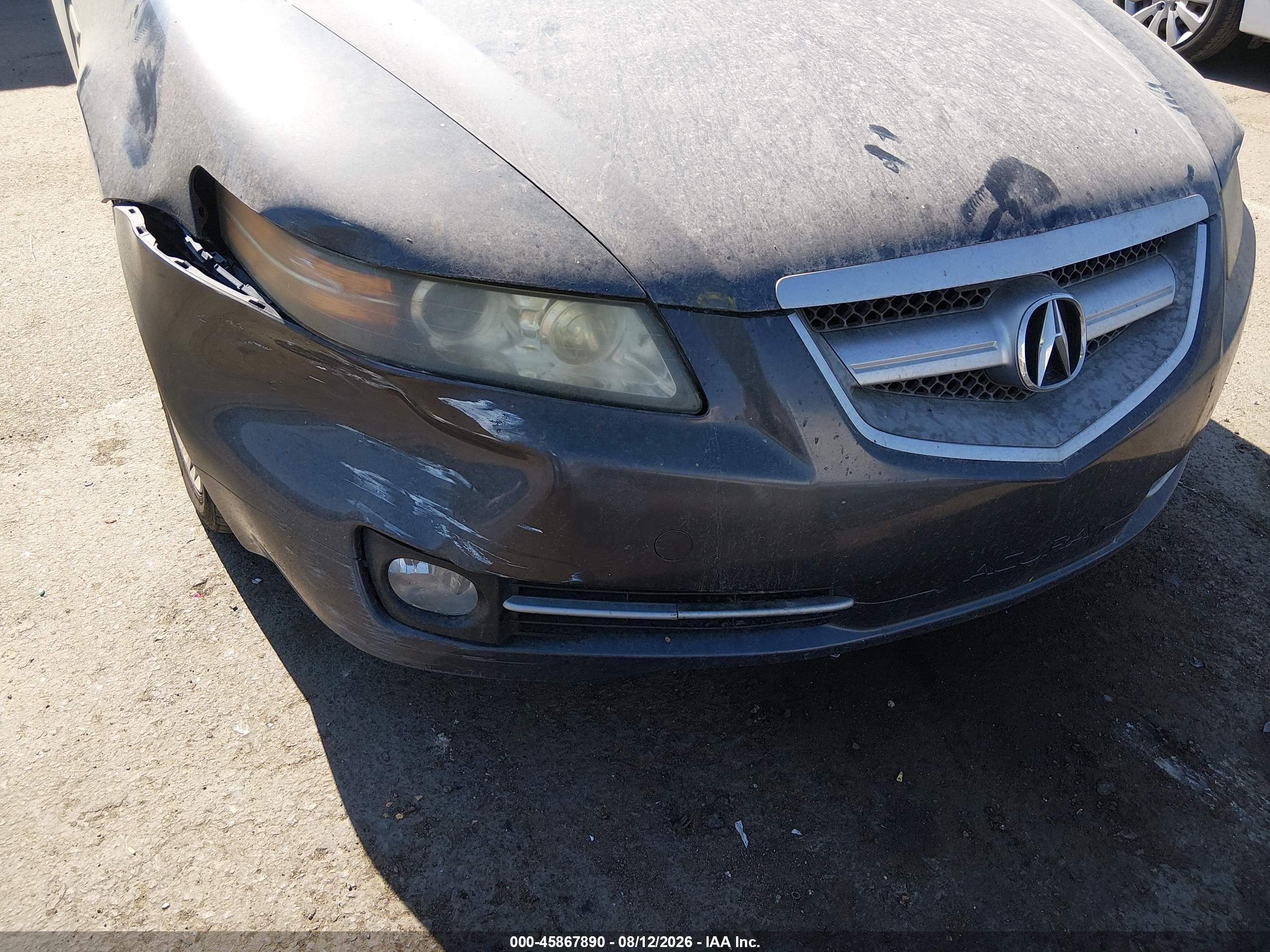 2007 Acura Tl 3.2 Gray vin: 19UUA662X7A023804