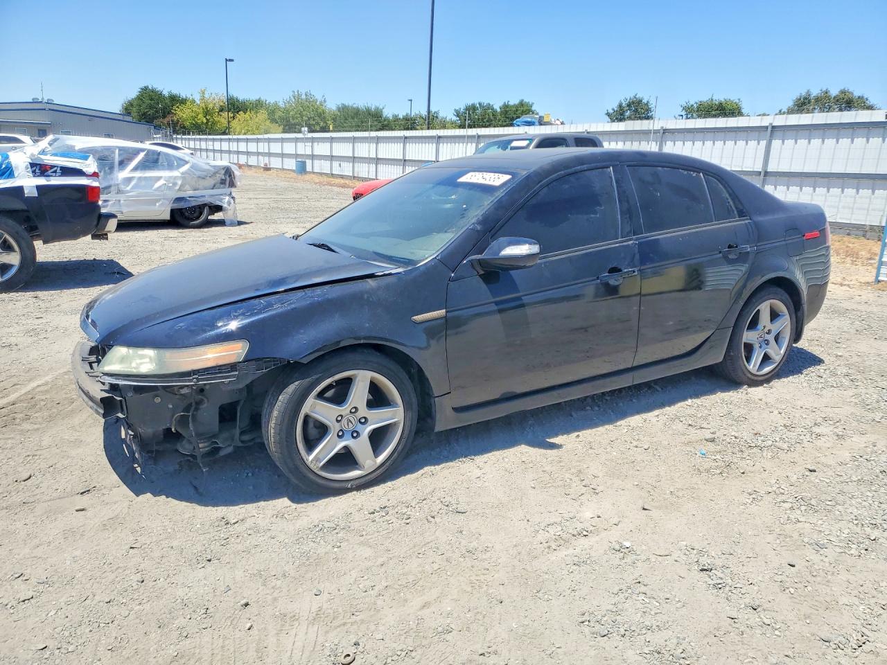 2008 Acura Tl Black vin: 19UUA662X8A006471