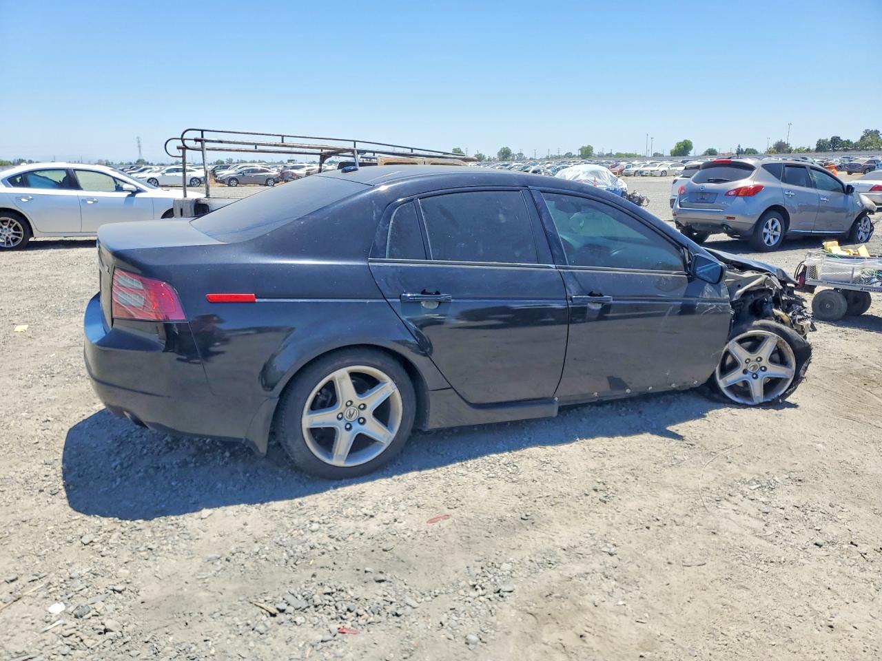2008 Acura Tl Black vin: 19UUA662X8A006471
