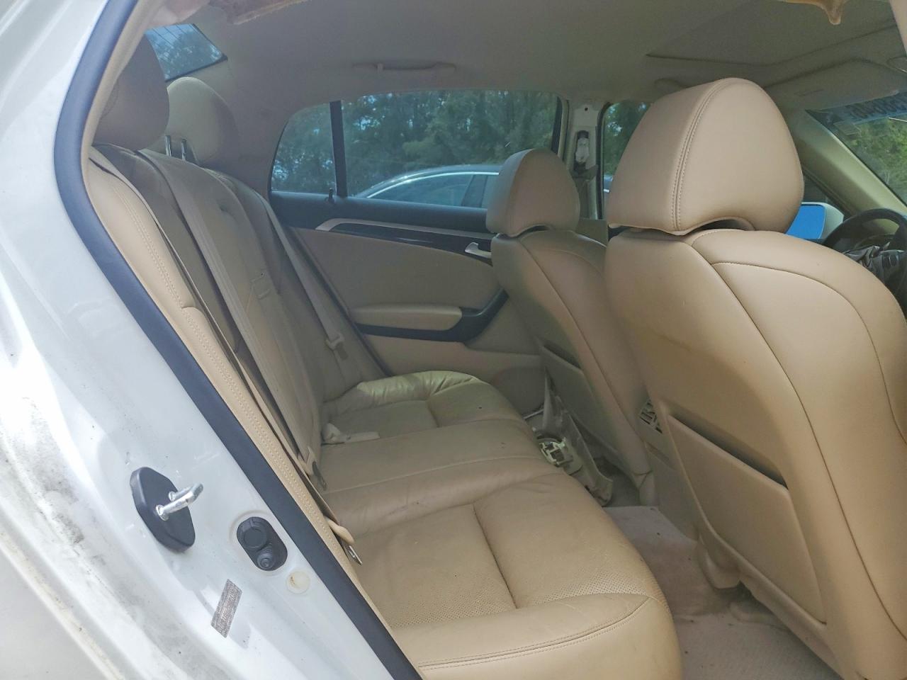 2008 Acura Tl White vin: 19UUA662X8A014358