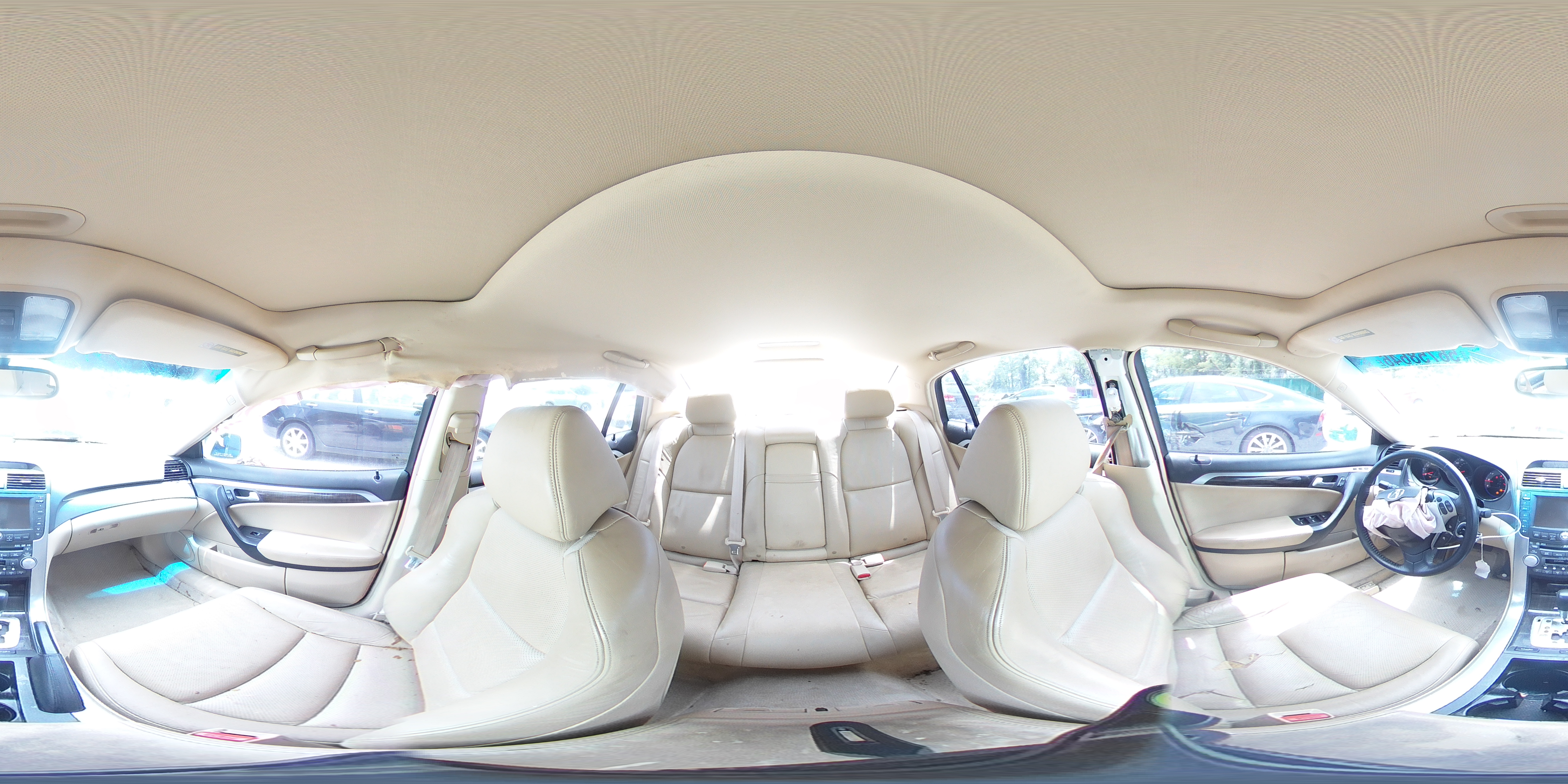 2008 Acura Tl White vin: 19UUA662X8A014358