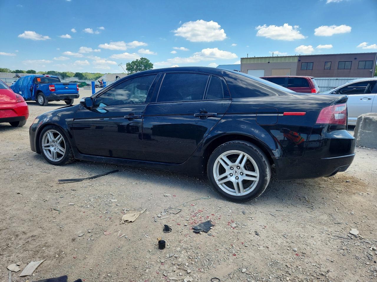 2008 Acura Tl Черный vin: 19UUA662X8A015817